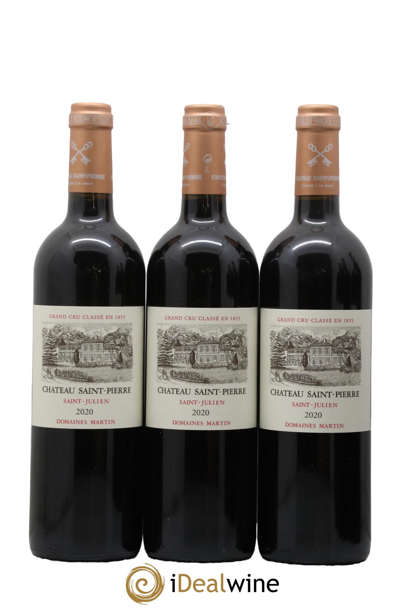 Château Saint-Pierre 4ème Grand Cru Classé 2020 - Lot of 6 bottles - 1