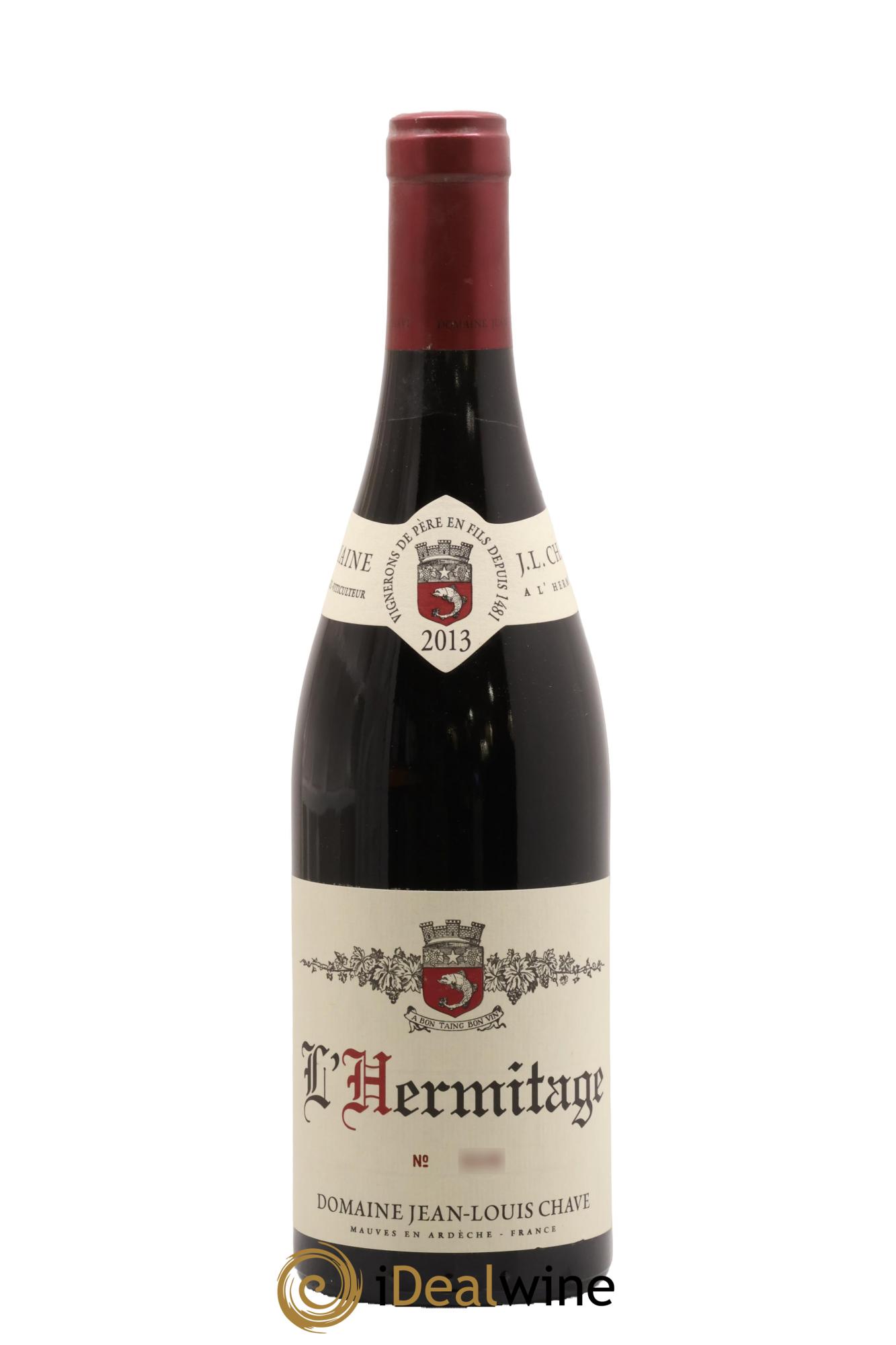 Hermitage Jean-Louis Chave 2013 - Lot of 1 bottle - 0
