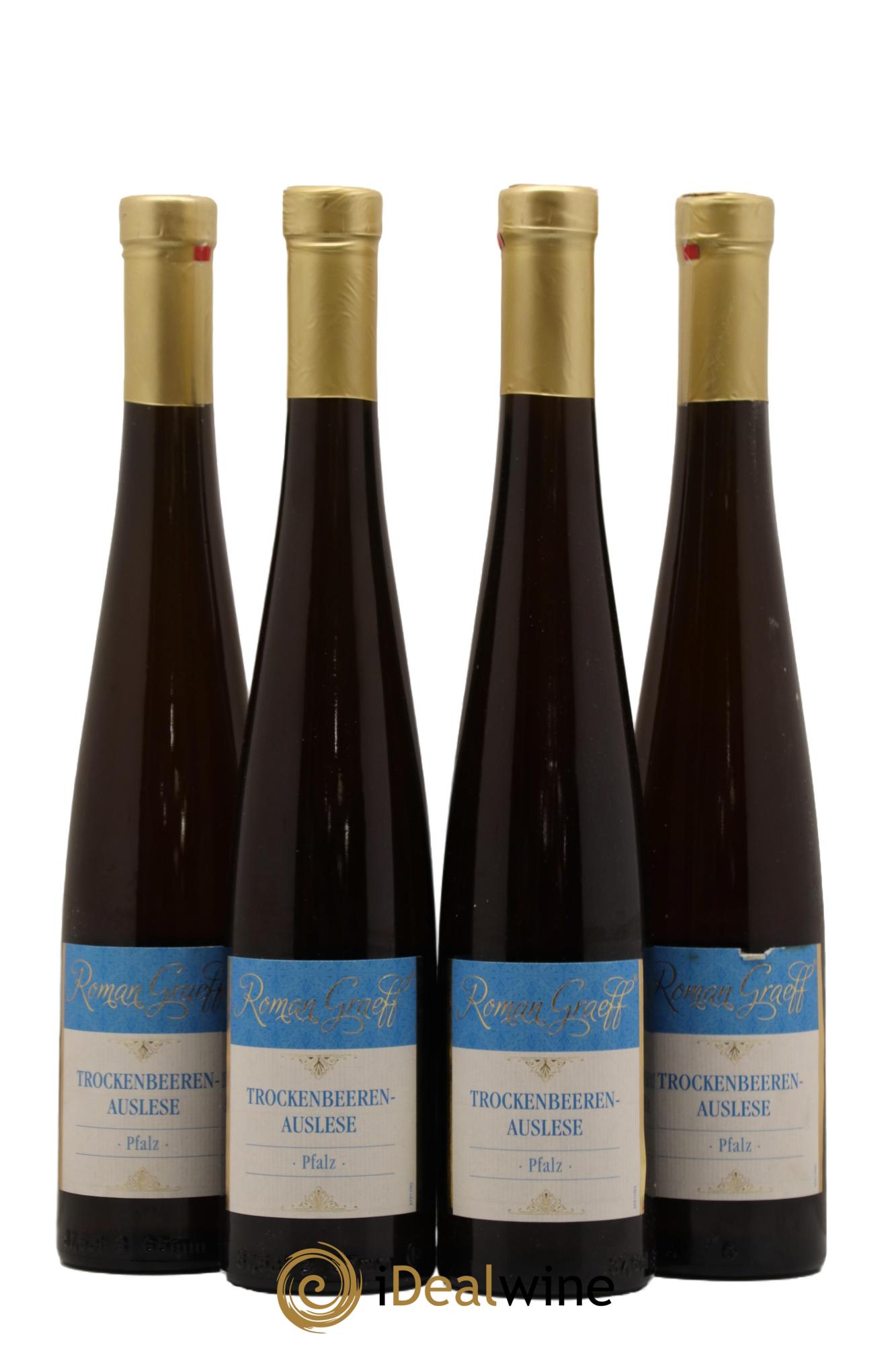 Allemagne Pfalz Trockenbeerenauslese Roman Graeff 2015 - Posten von 4 Demi-Flaschen - 0