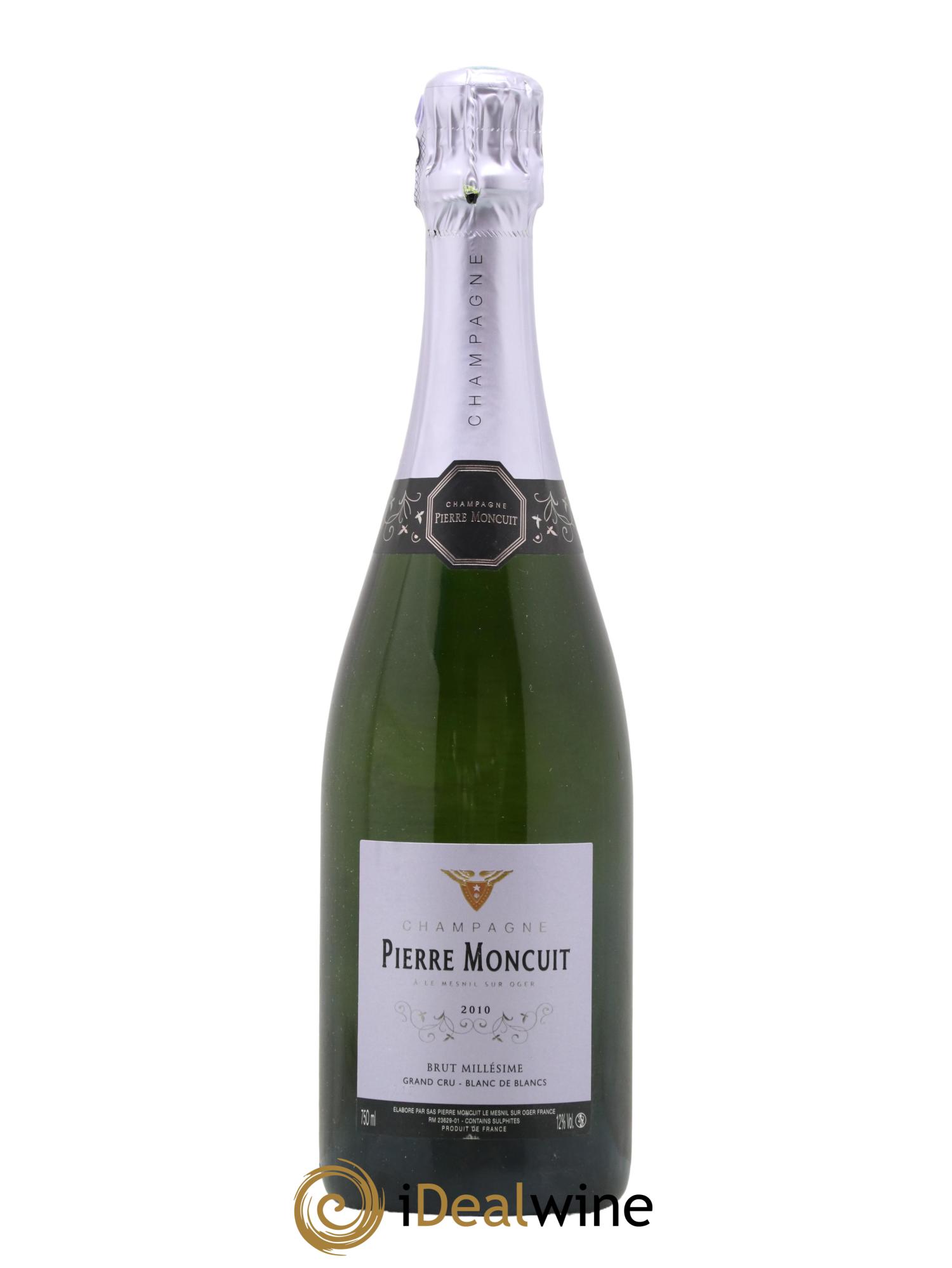 Brut Blanc de Blancs Pierre Moncuit 2010 - Lot de 1 bouteille - 0