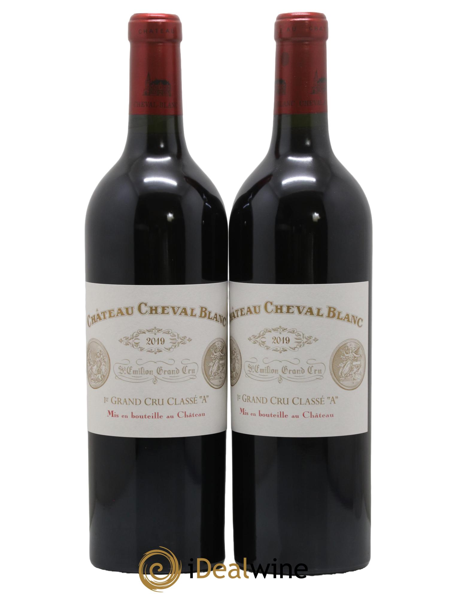 Château Cheval Blanc 1er Grand Cru Classé A 2019 - Lot de 2 bouteilles - 0