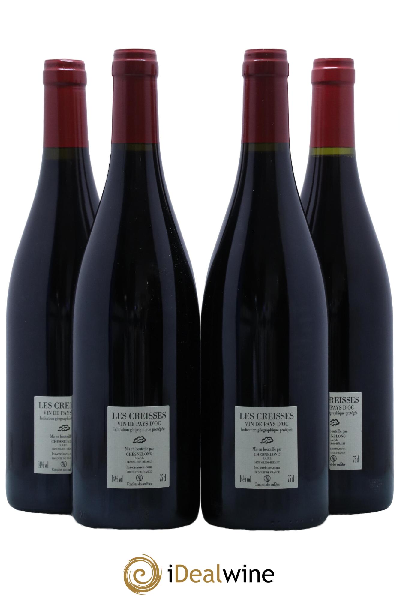 Vin de France Les Creisses Les Creisses (Domaine) 2020 - Lot de 4 bouteilles - 1
