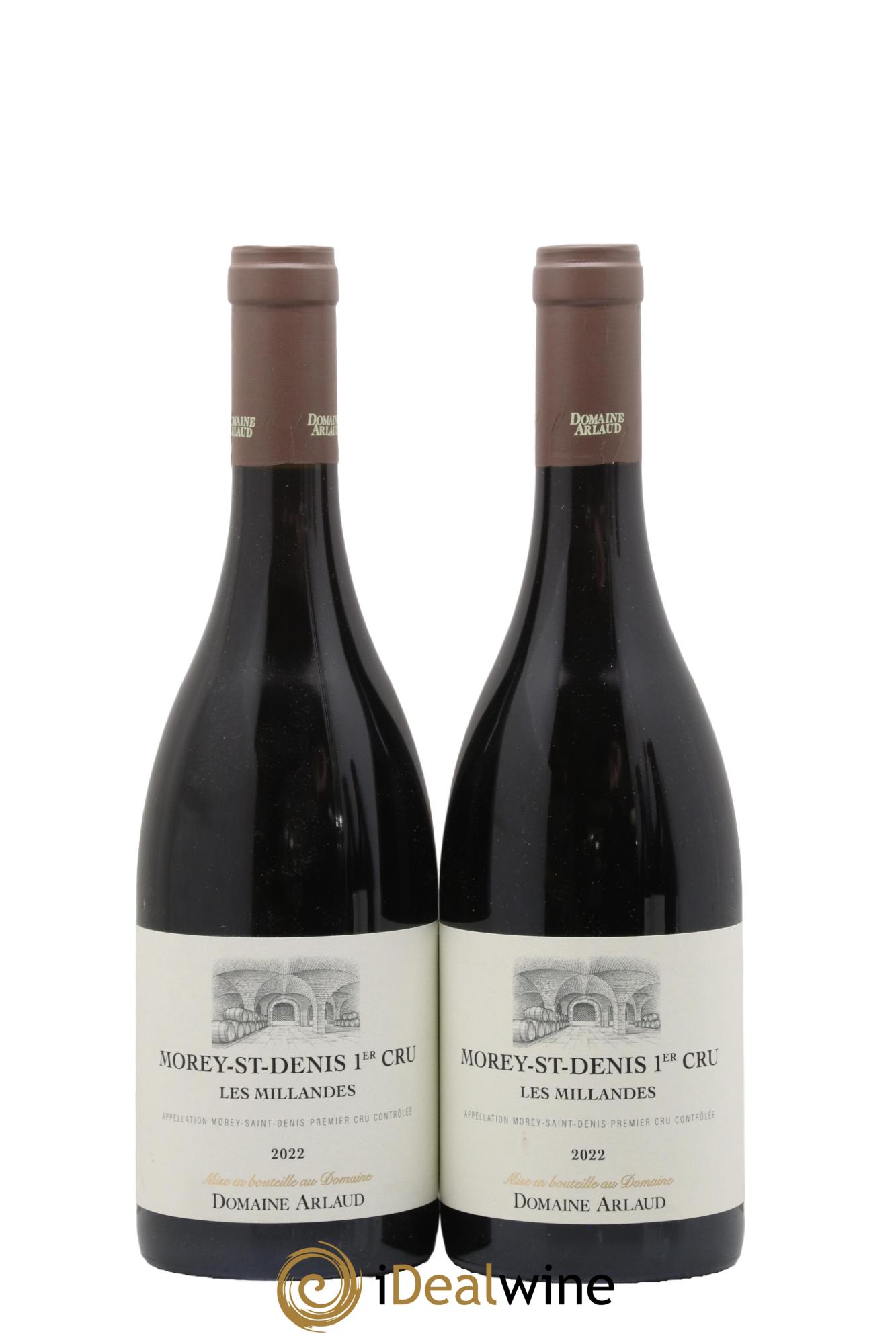 Morey-Saint-Denis 1er Cru Les Millandes Arlaud 2022 - Lot de 2 bouteilles - 0
