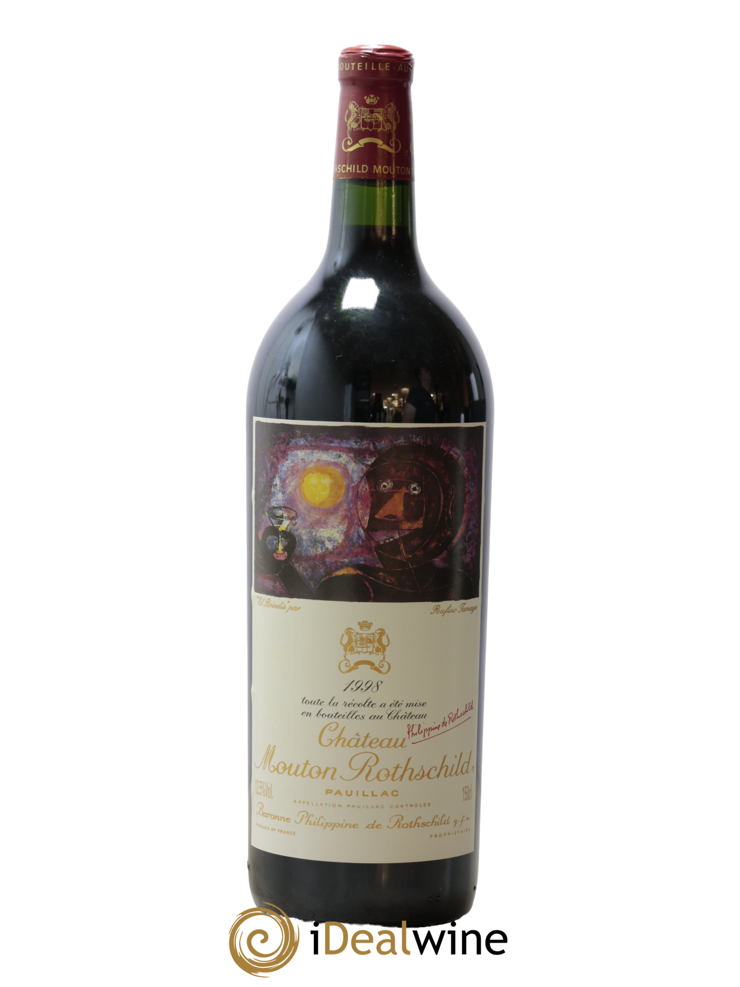 Château Mouton Rothschild 1er Grand Cru Classé 1998 - Lot de 1 magnum - 0