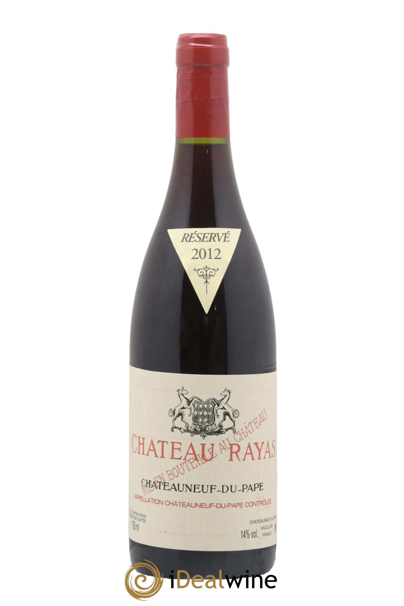 Châteauneuf-du-Pape Château Rayas Emmanuel Reynaud 2012 - Lot de 1 bouteille - 0
