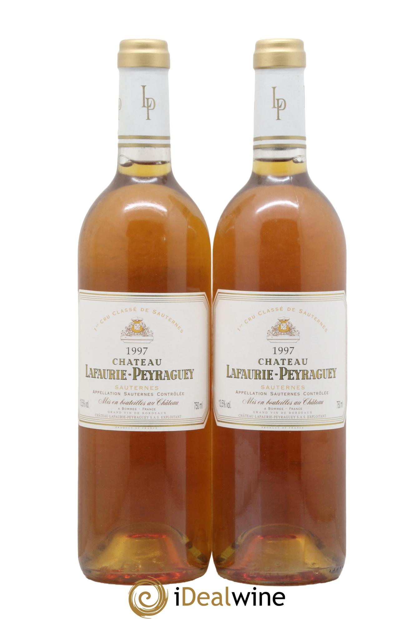 Château Lafaurie-Peyraguey 1er Grand Cru Classé 1997 - Lot of 2 bottles - 0