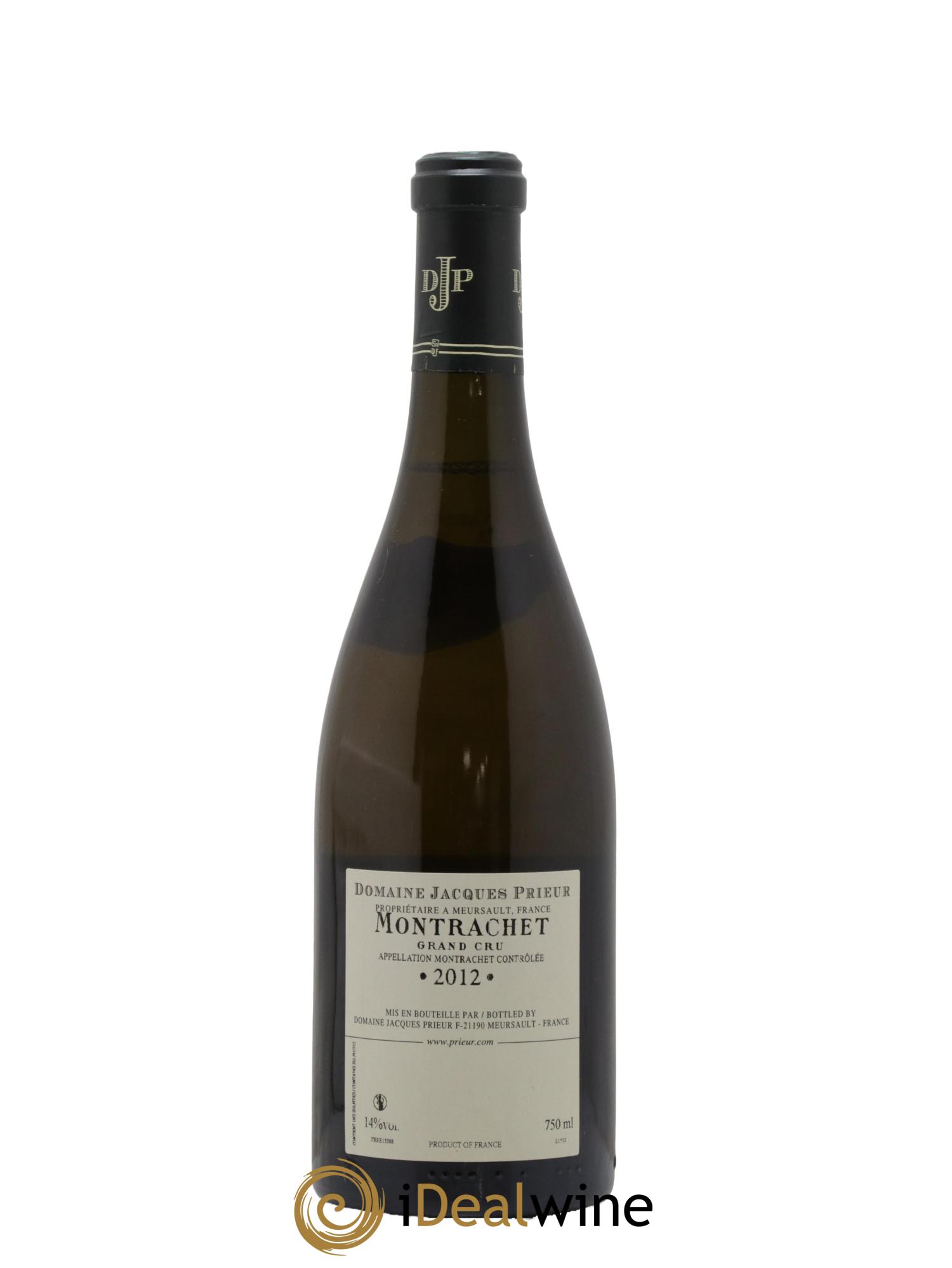 Montrachet Grand Cru Jacques Prieur (Domaine) 2012 - Lot de 1 bouteille - 1