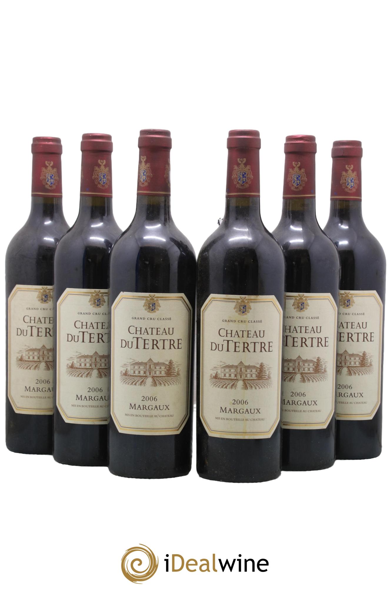 Château du Tertre 5ème Grand Cru Classé 2006 - Lot of 6 bottles - 0