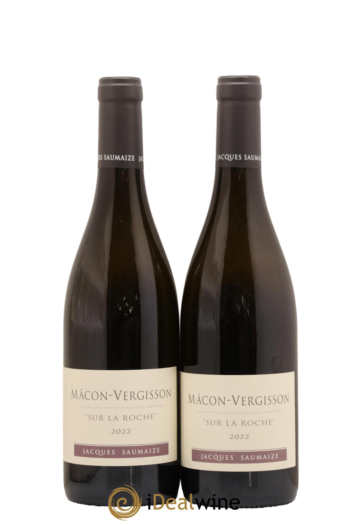 Mâcon Vergisson Sur la roche Jacques Saumaize 2022 - Lot de 2 bouteilles - 0