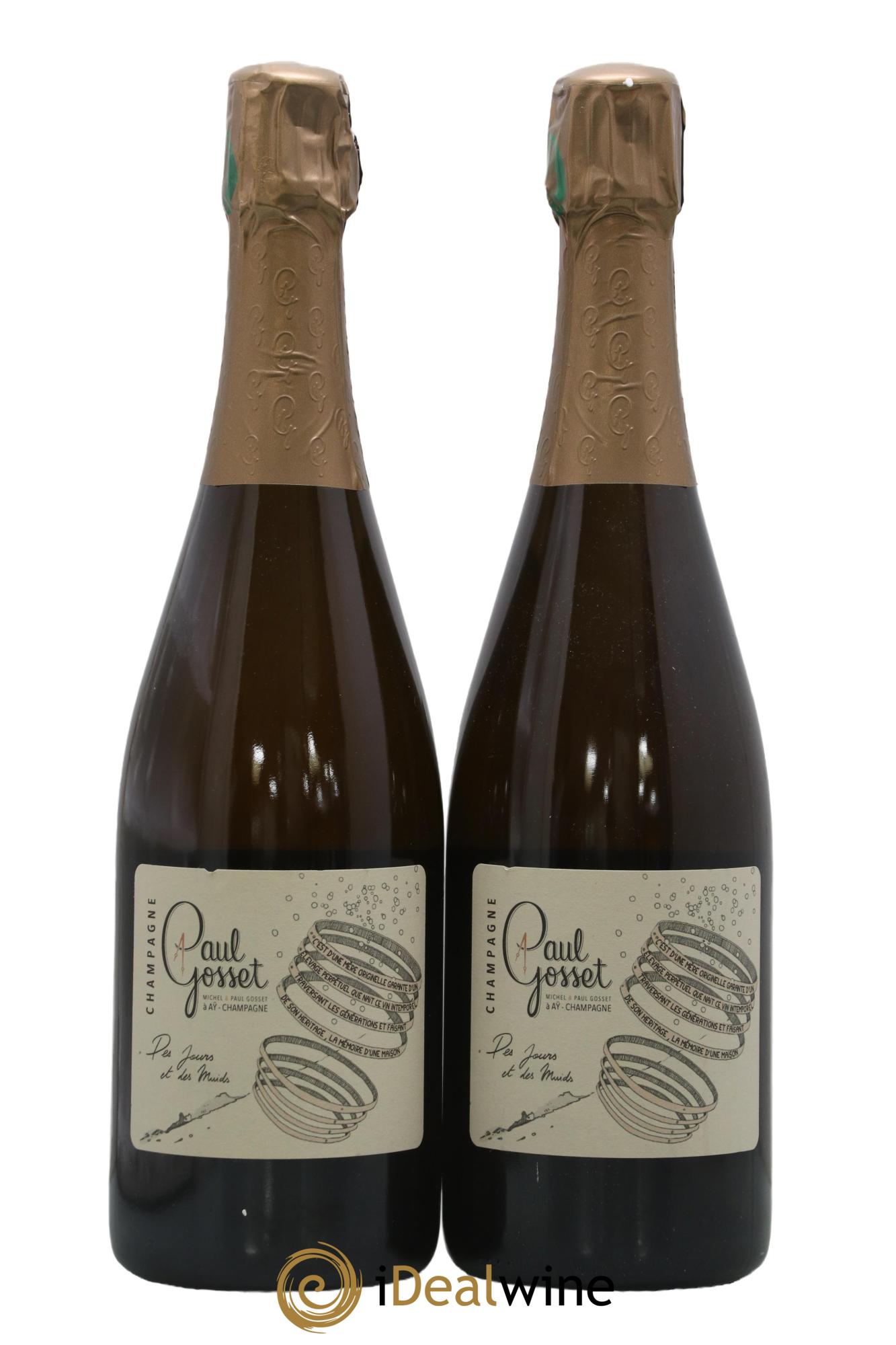 Des Jours et Des Muids Paul Gosset - Lot de 2 bouteilles - 0