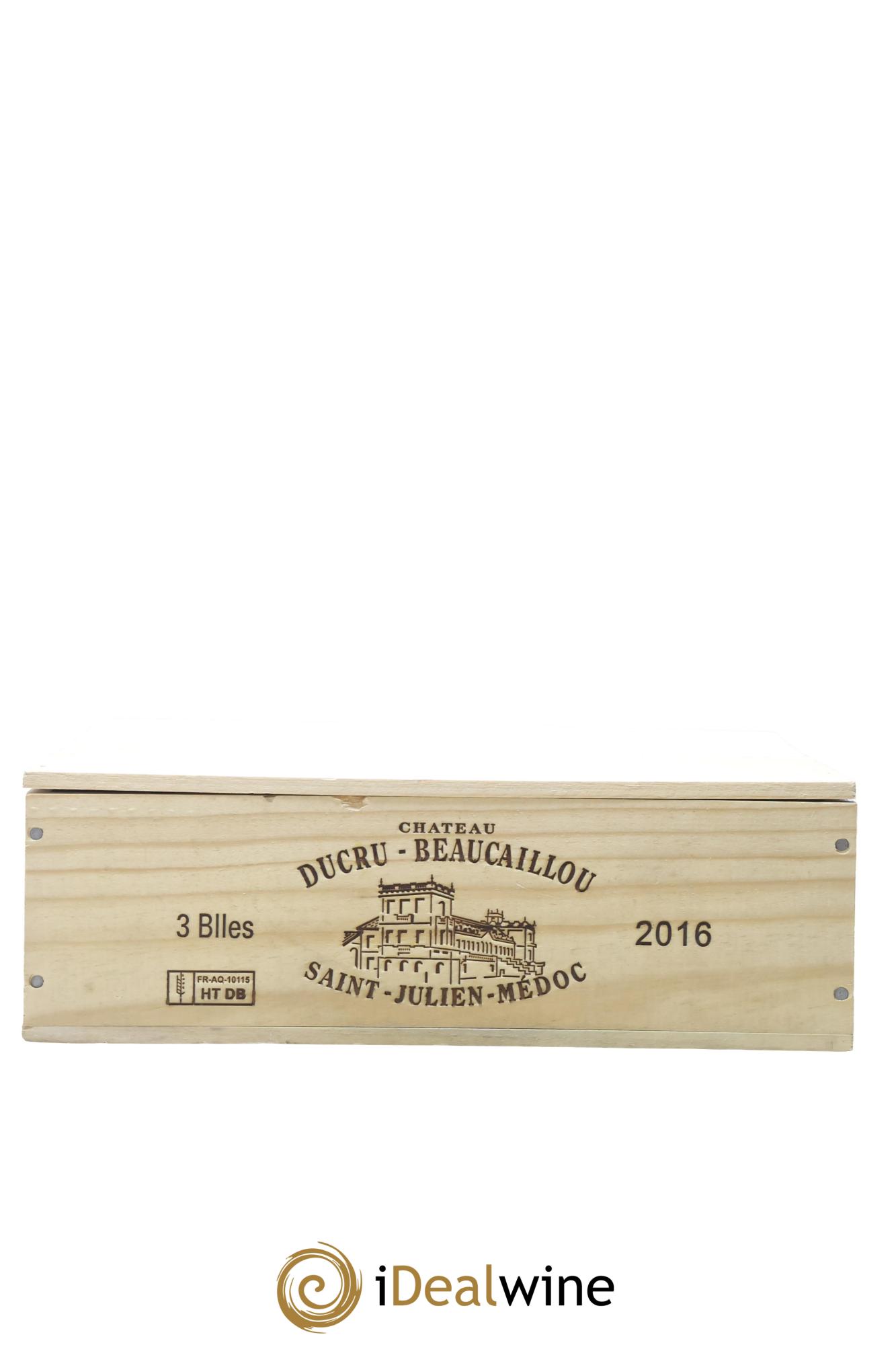 Château Ducru Beaucaillou 2ème Grand Cru Classé 2016 - Lotto di 3 bottiglie - 2