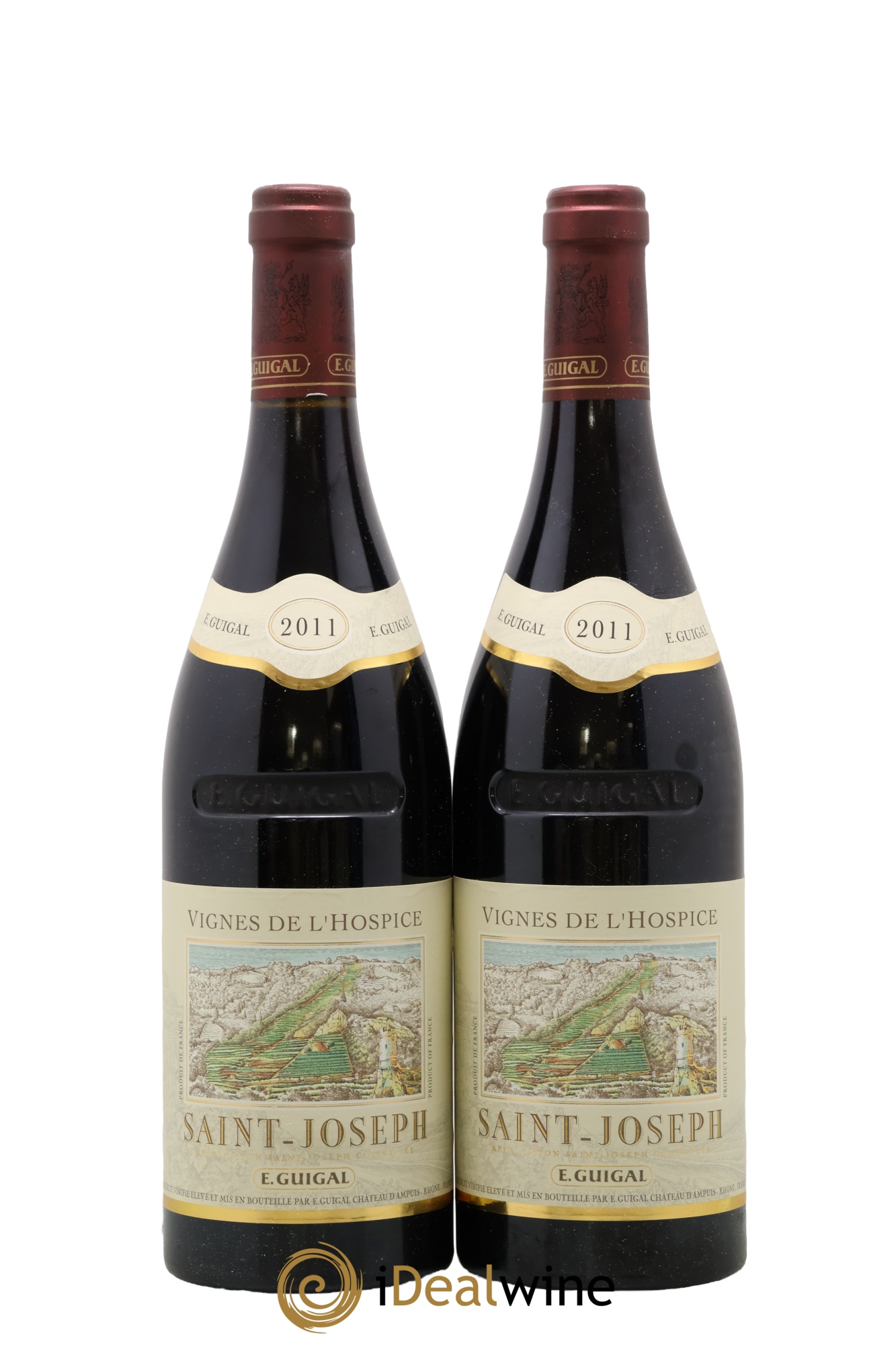 Saint-Joseph Vignes de l'Hospice Guigal 2011 - Lot de 2 bouteilles - 0