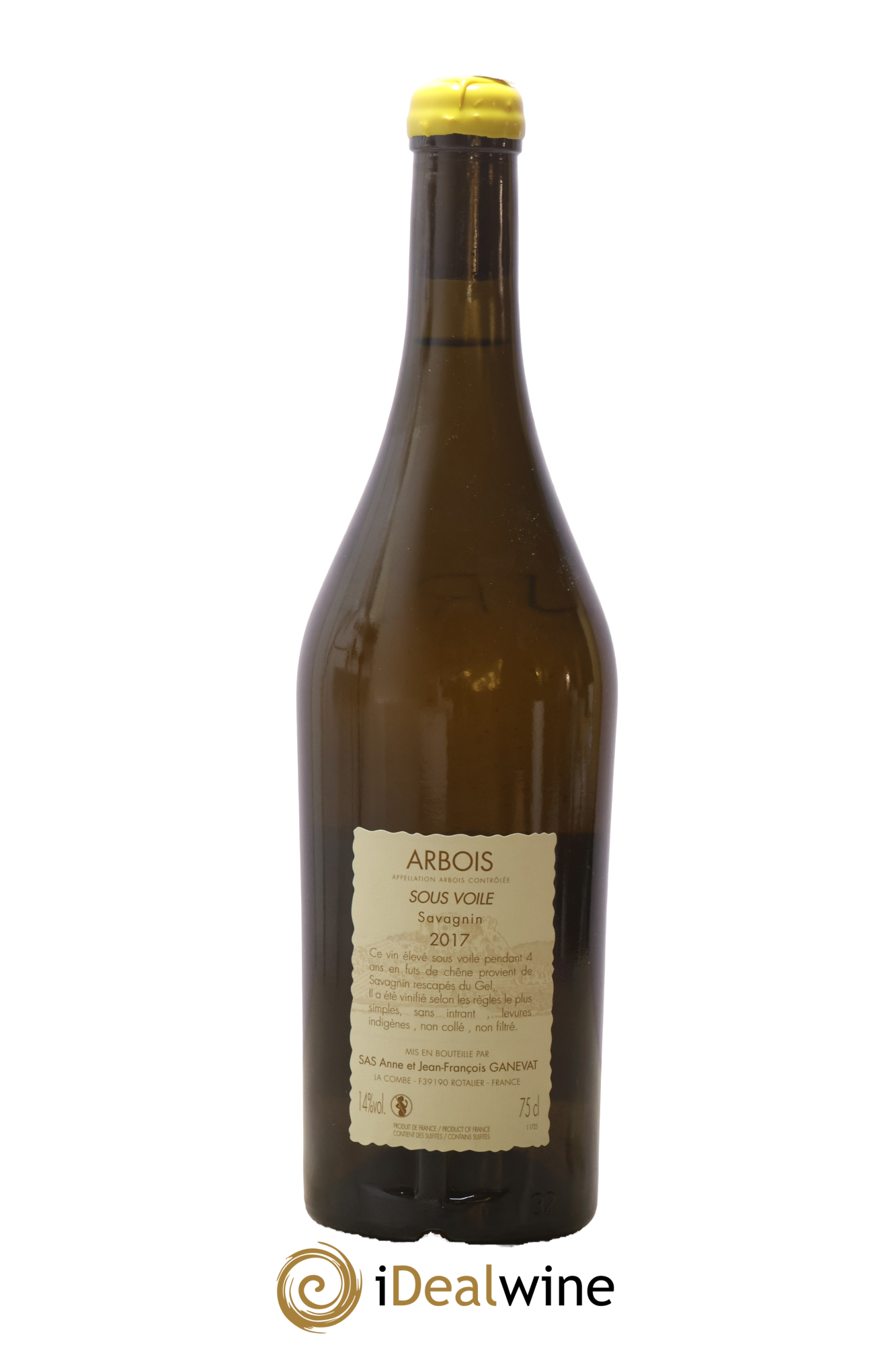 Arbois Savagnin Sous Voile Anne et Jean François Ganevat 2017 - Lot de 1 bouteille - 1