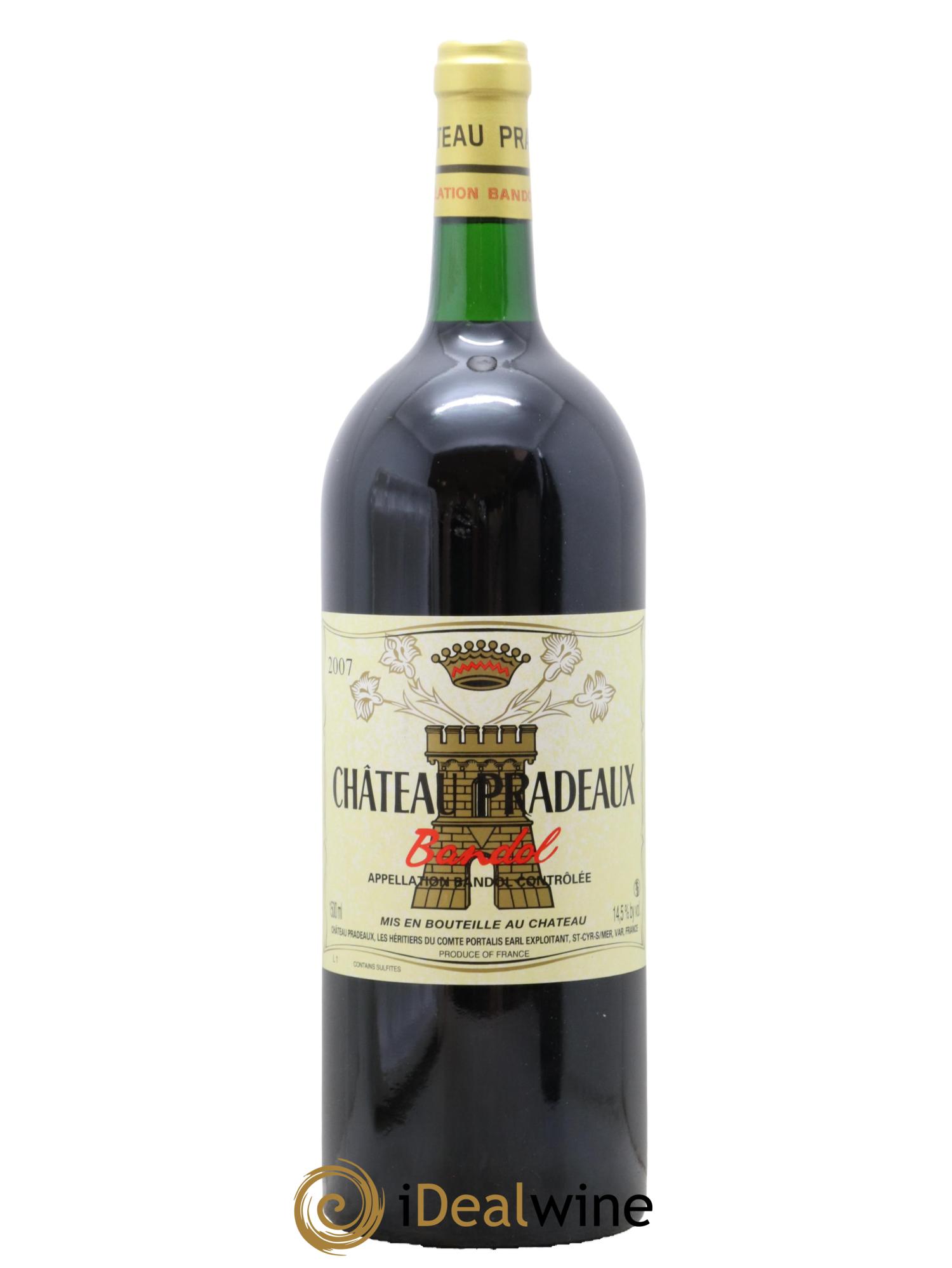 Bandol Château Pradeaux Famille Portalis 2007 - Lot de 1 magnum - 0