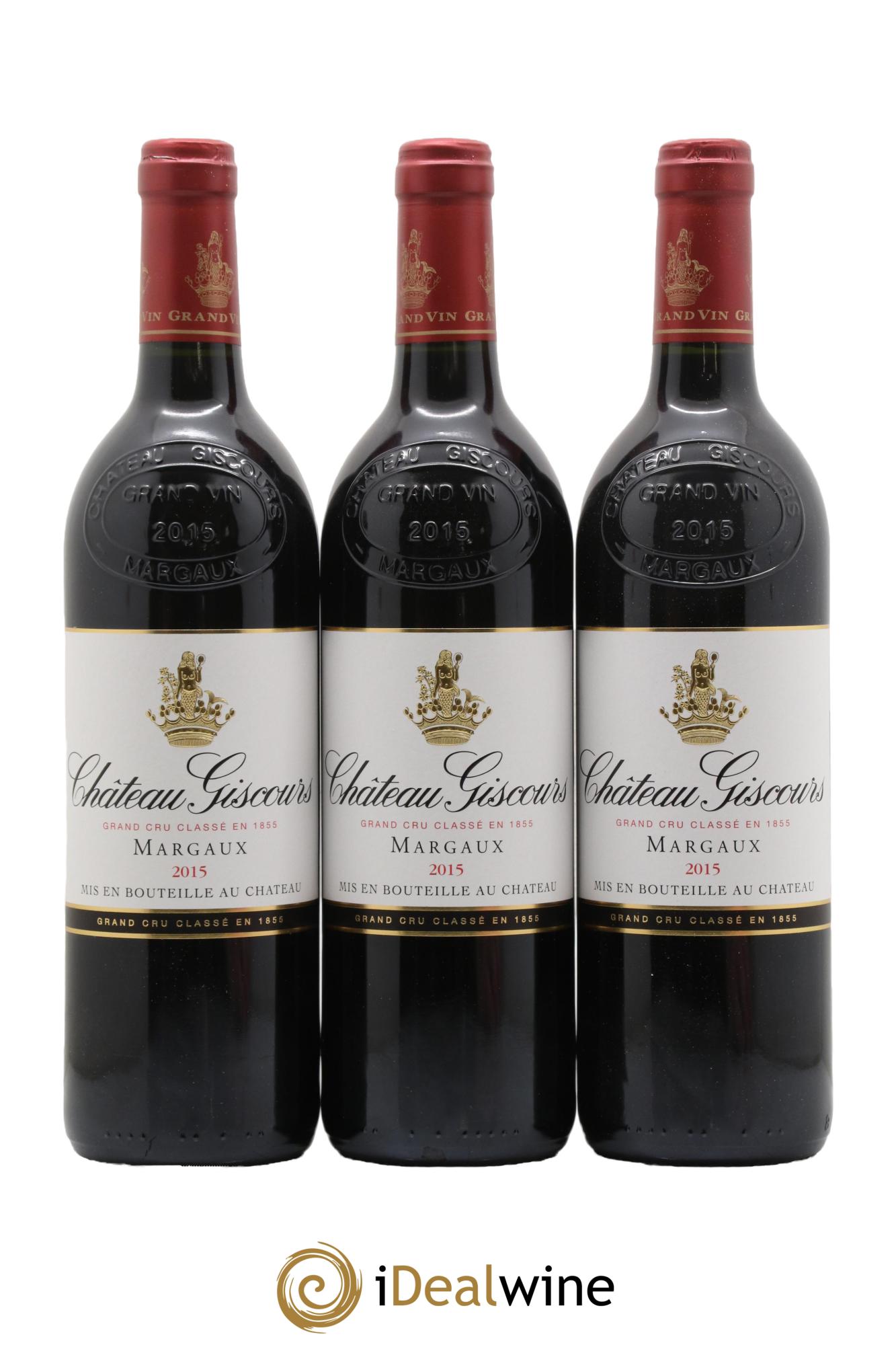 Château Giscours 3ème Grand Cru Classé 2015 - Lot de 6 bouteilles - 1