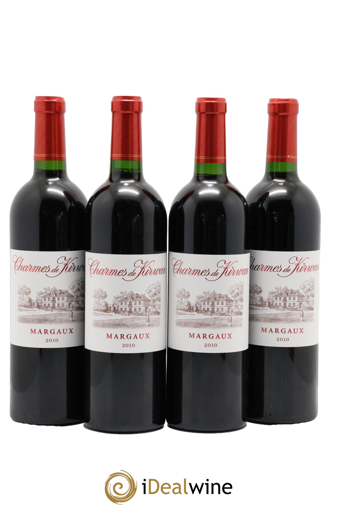 Charmes de Kirwan Second Vin 2010 - Lot of 4 bottles - 0