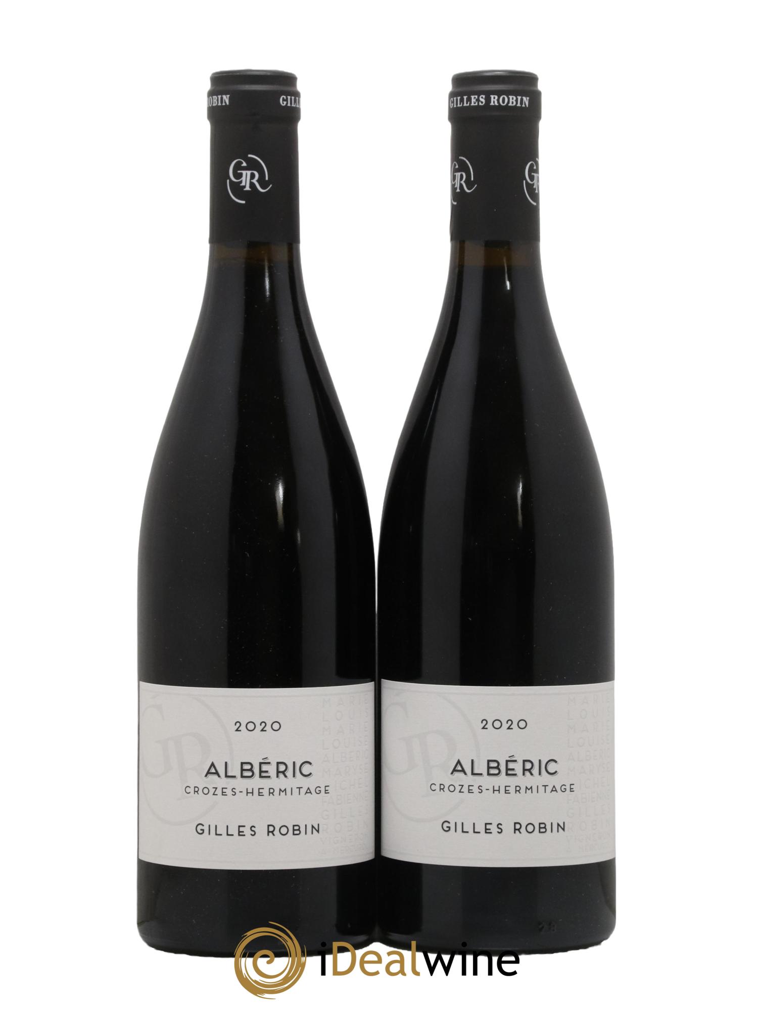 Crozes-Hermitage Alberic Domaine Gilles Robin 2020 - Lot de 2 bouteilles - 0