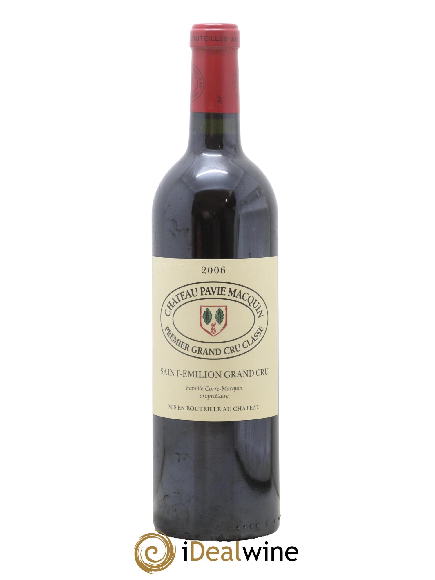 Château Pavie Macquin 1er Grand Cru Classé B 2006 - Lot de 1 bouteille - 0