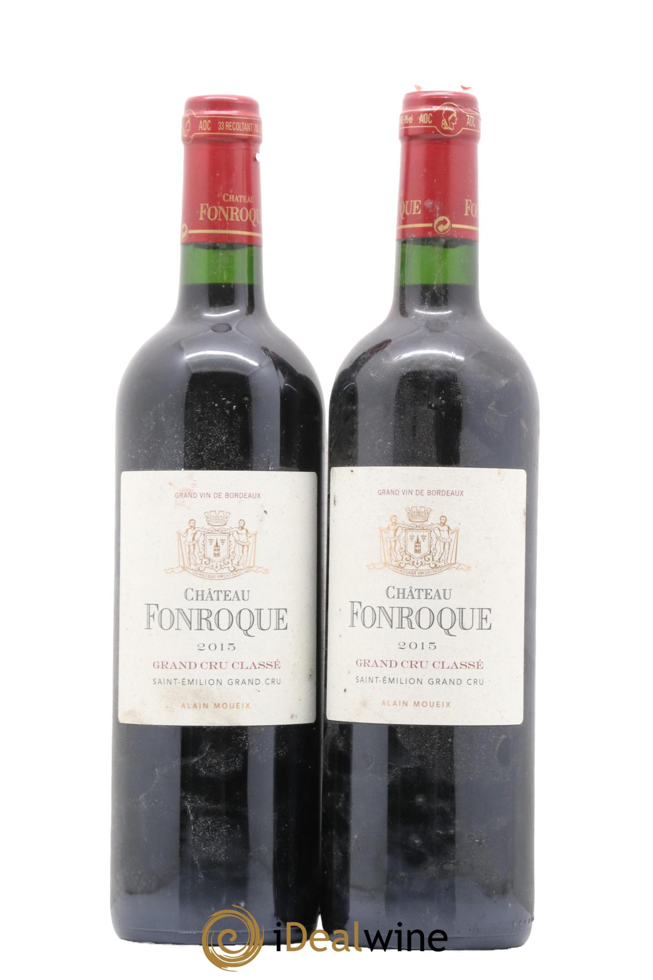 Château Fonroque Grand Cru Classé 2015 - Lot de 2 bouteilles - 0