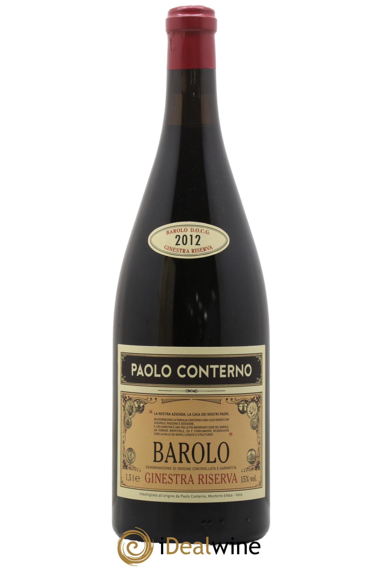 Barolo DOCG Riserva Ginestra Paolo Conterno 2012 - Posten von 1 Magnum - 0