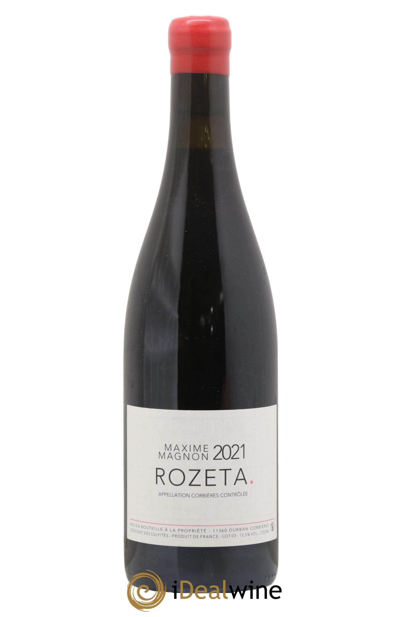 Corbières Rozeta Maxime Magnon 2021 - Lot de 1 bouteille - 0