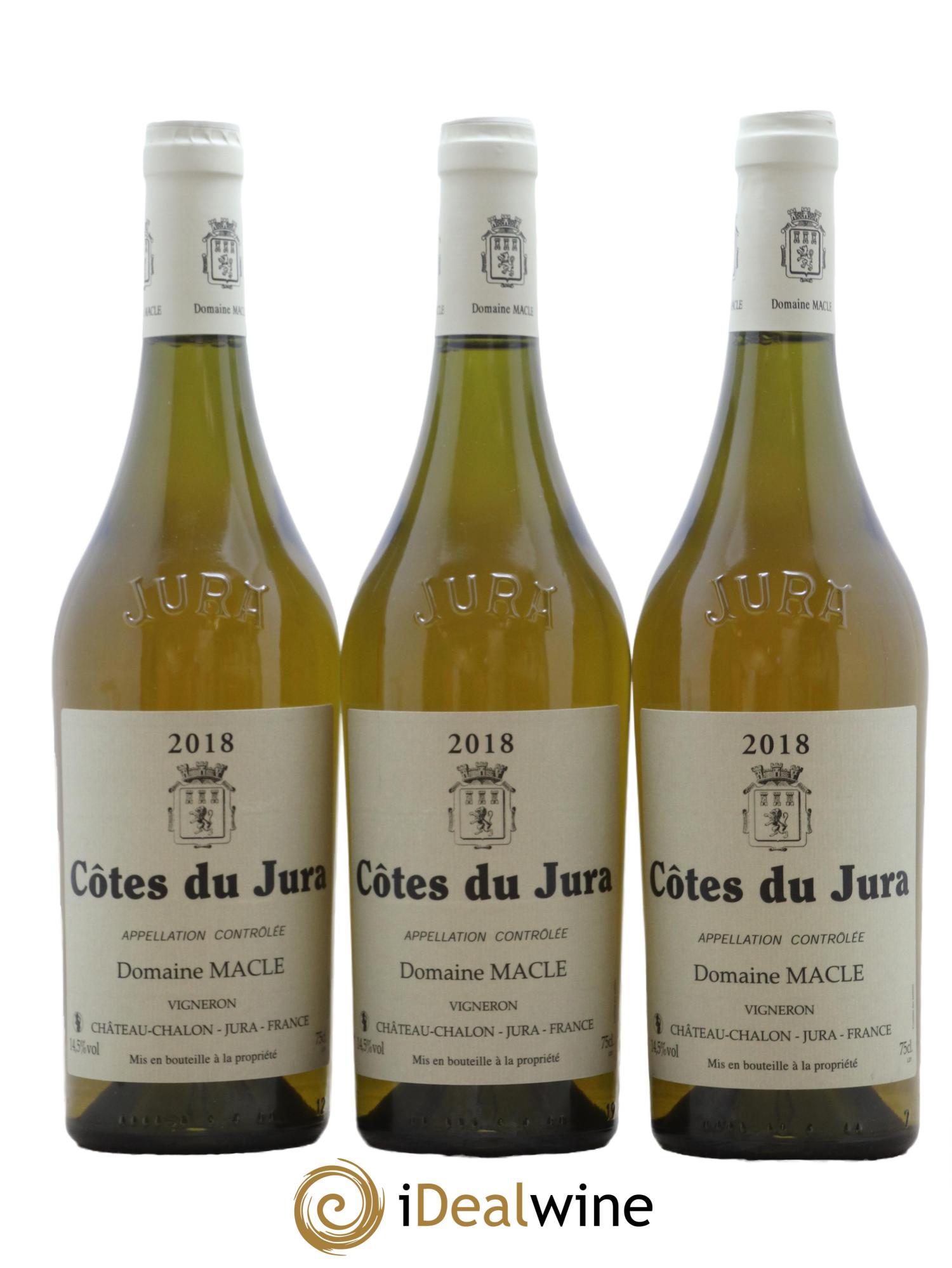 Côtes du Jura Jean Macle 2018 - Lot de 3 bouteilles - 0
