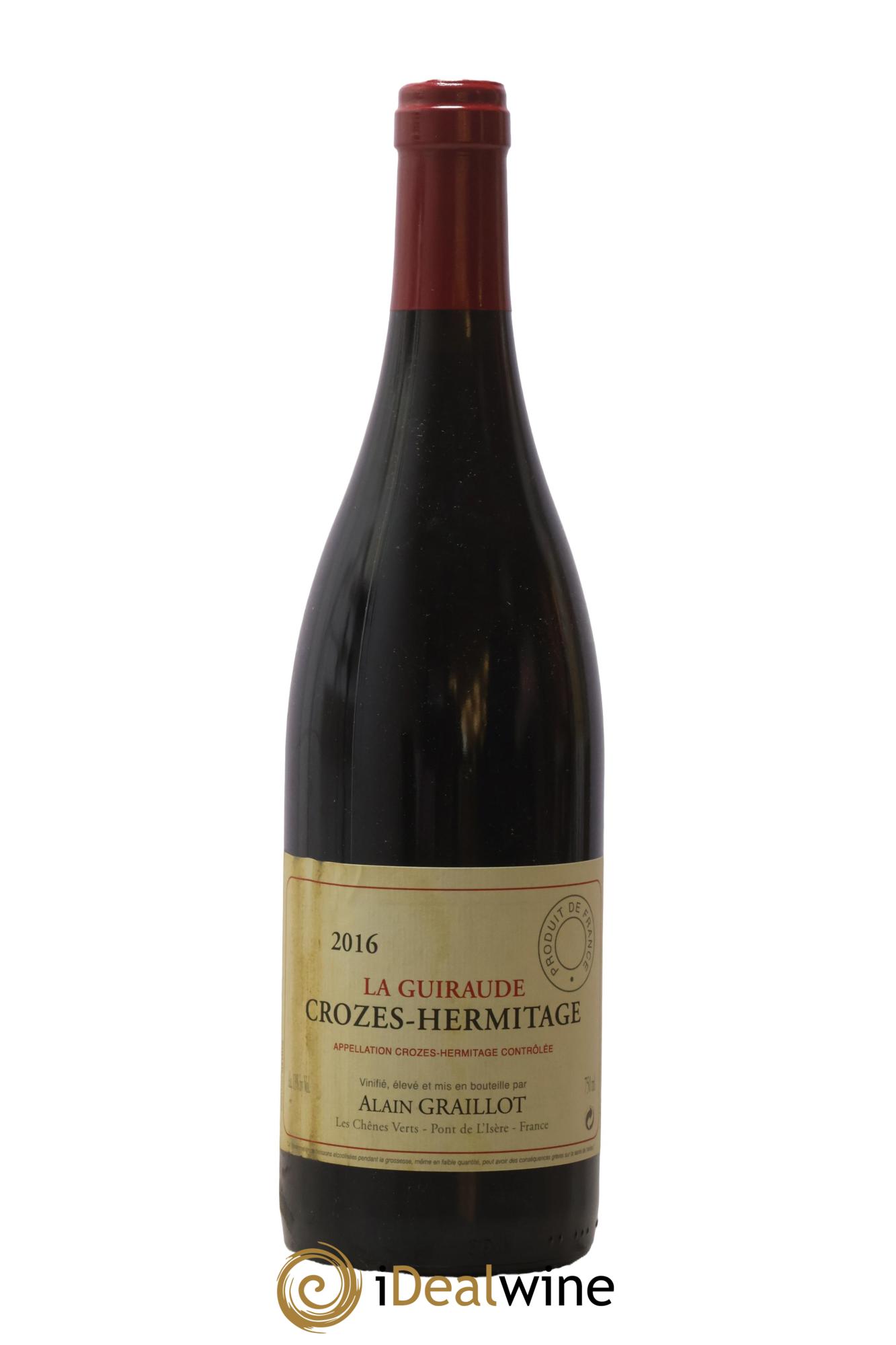Crozes-Hermitage La Guiraude Domaine Graillot 2016 - Lotto di 1 bottiglia - 0