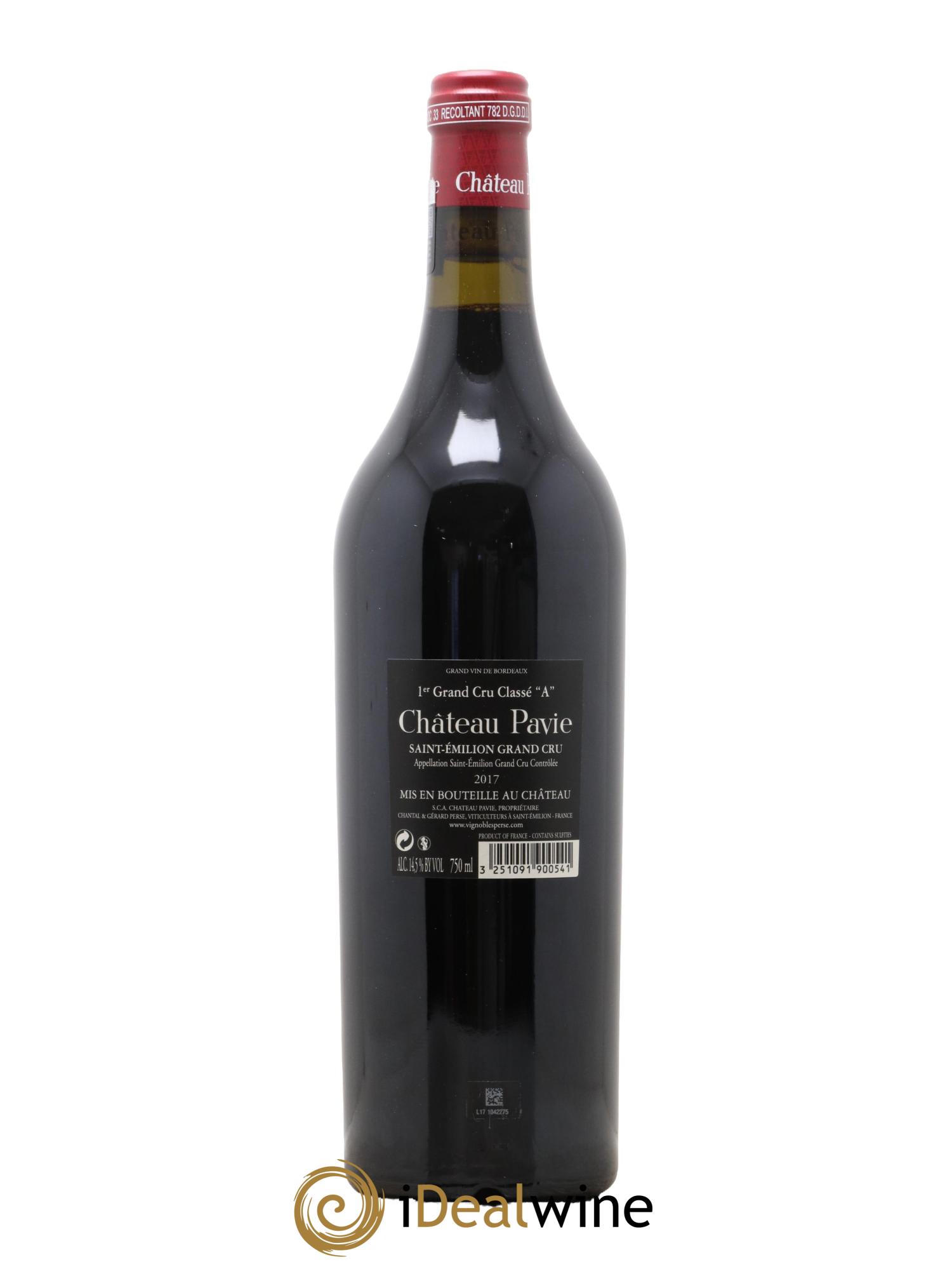 Château Pavie 1er Grand Cru Classé A 2017 - Lot de 1 bouteille - 2