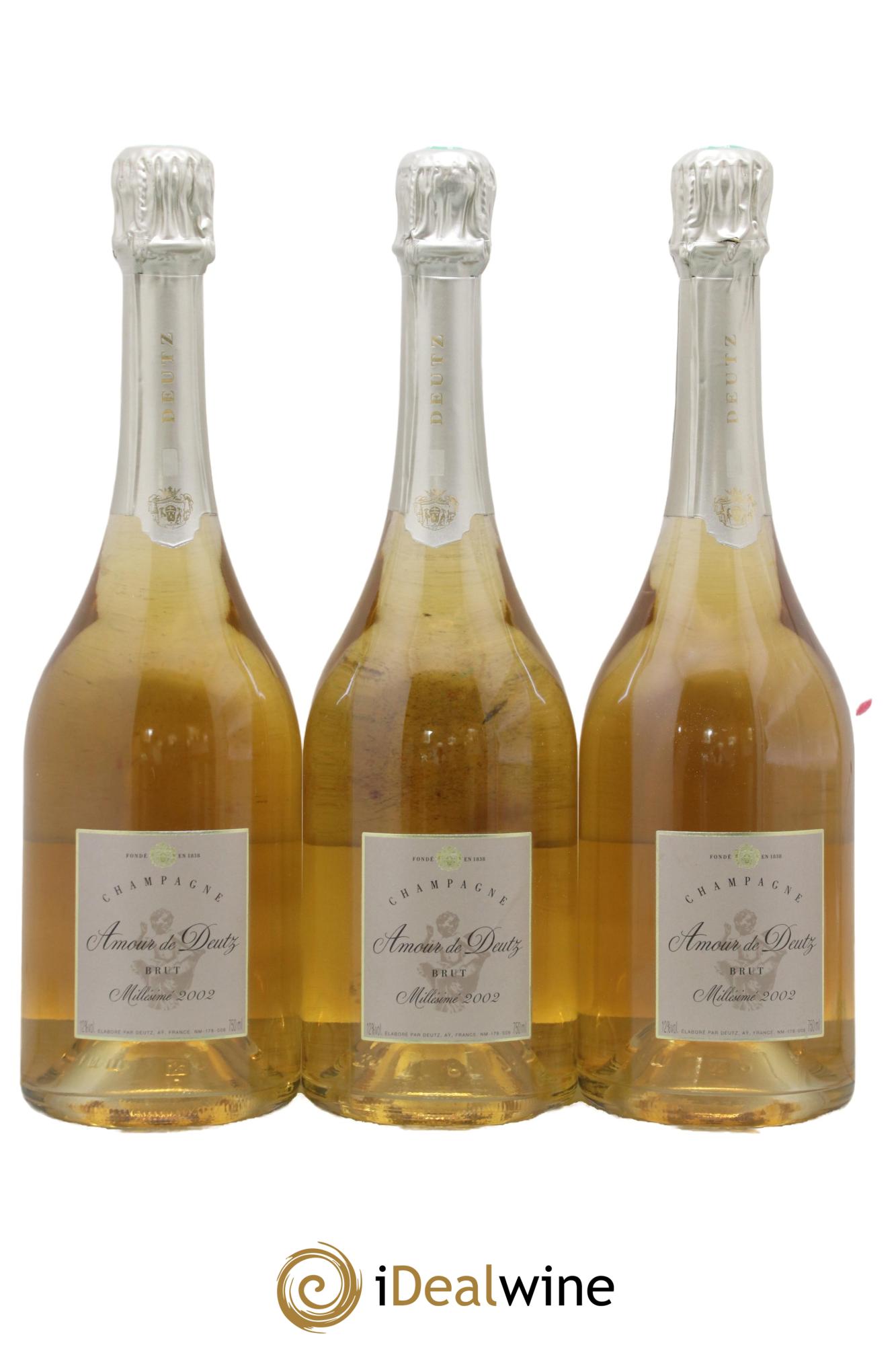 Amour de Deutz Brut Deutz 2002 - Lot de 3 bouteilles - 0