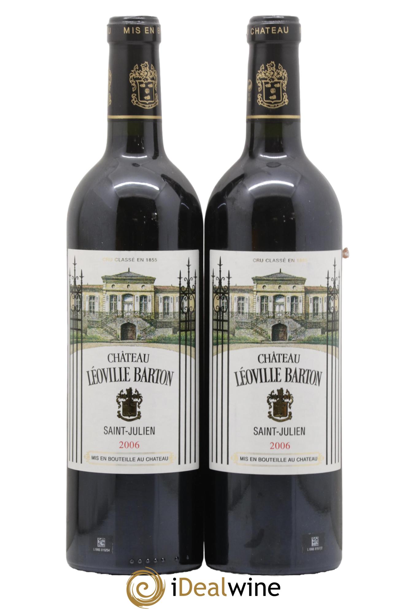 Château Léoville Barton 2ème Grand Cru Classé 2006 - Lot of 2 bottles - 0