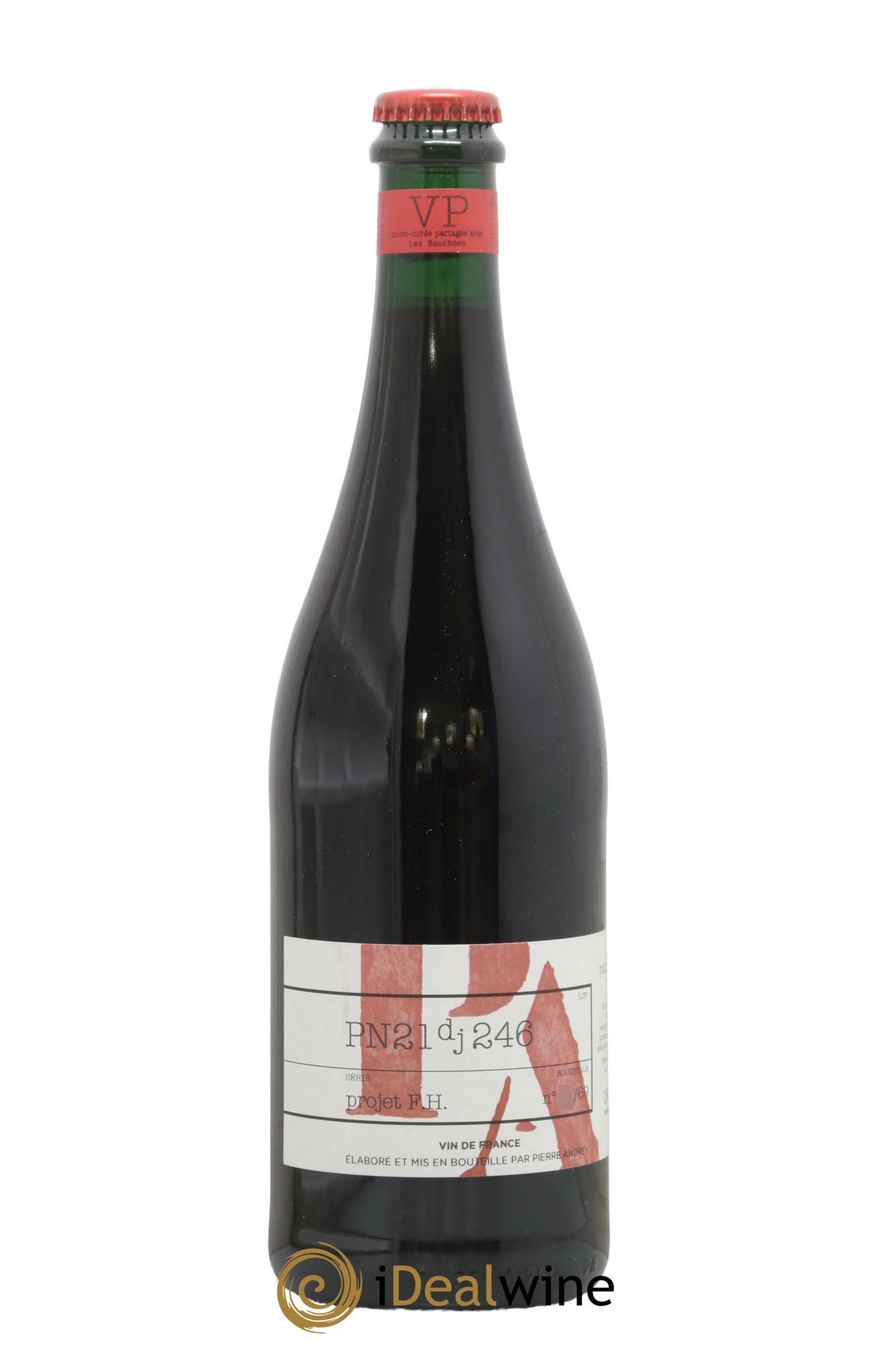 Vin de France Verba Pampinea Pinot Noir Florence Bouleaux et Pierre Andrey 2021 - Lot of 1 bottle - 0