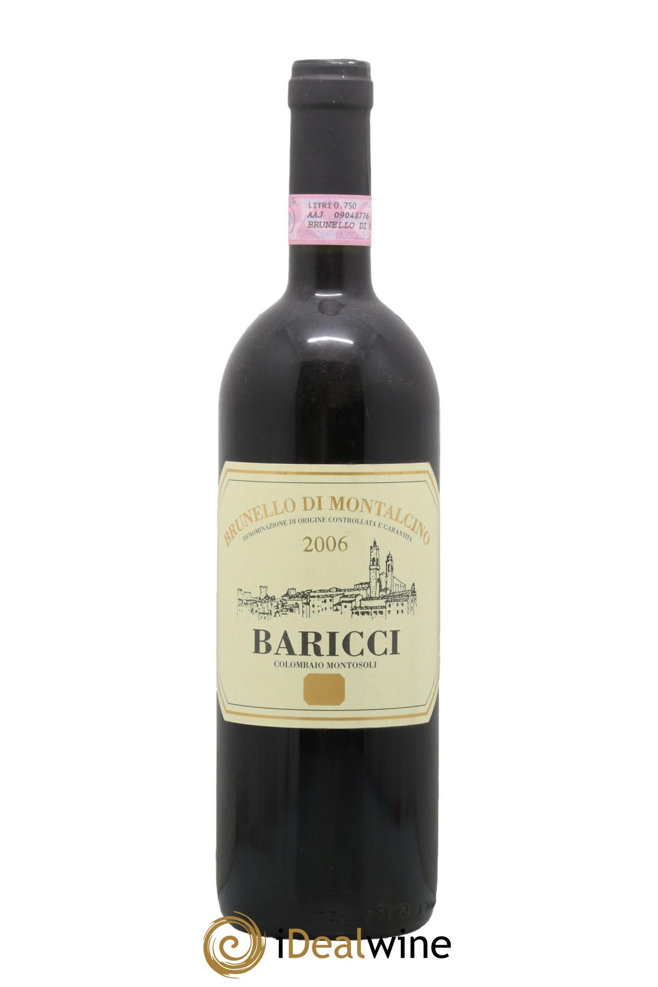 Brunello di Montalcino Baricci 2006 - Lot de 1 bouteille - 0