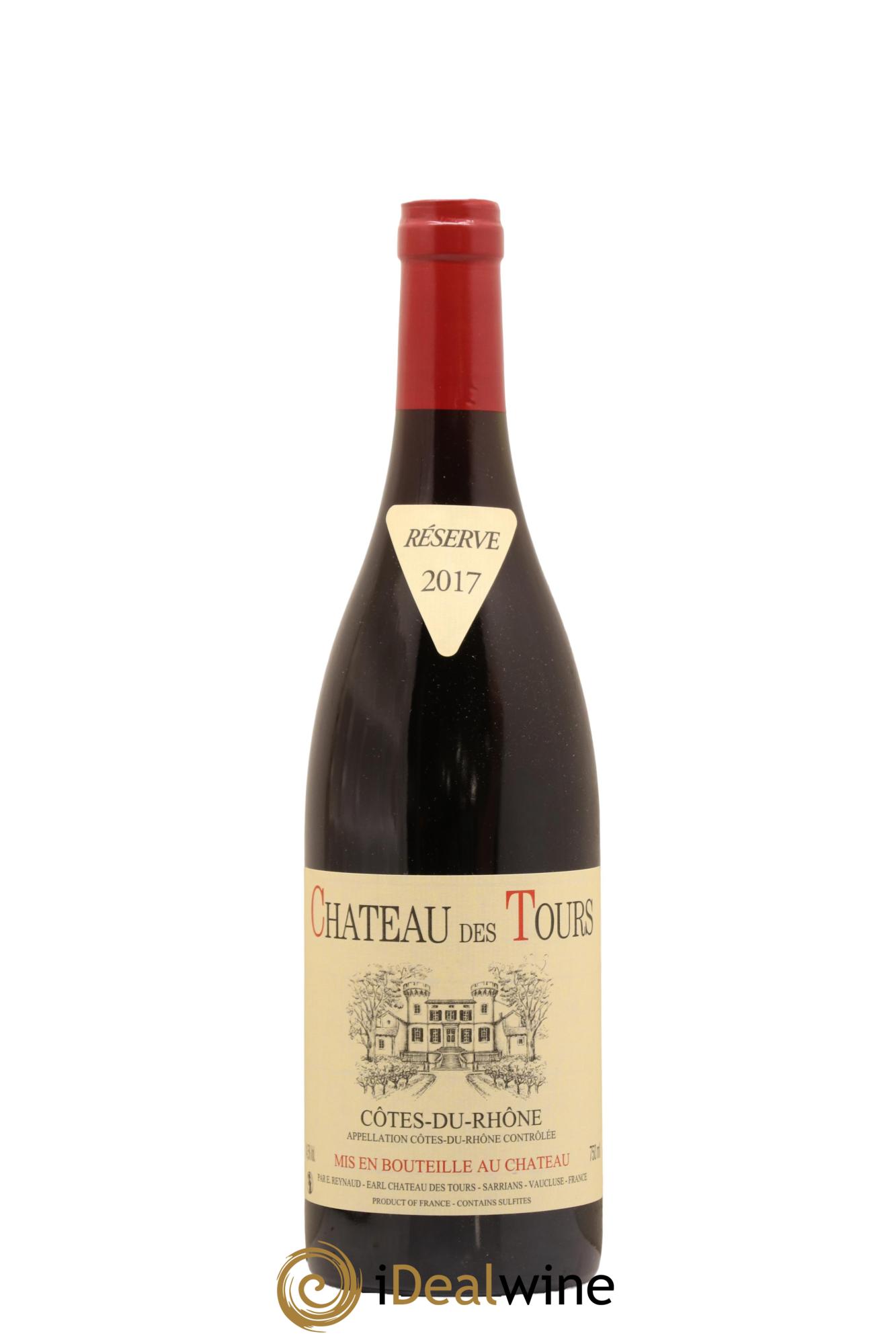 Côtes-du-Rhône Château des Tours Emmanuel Reynaud 2017 - Lot de 1 bouteille - 0