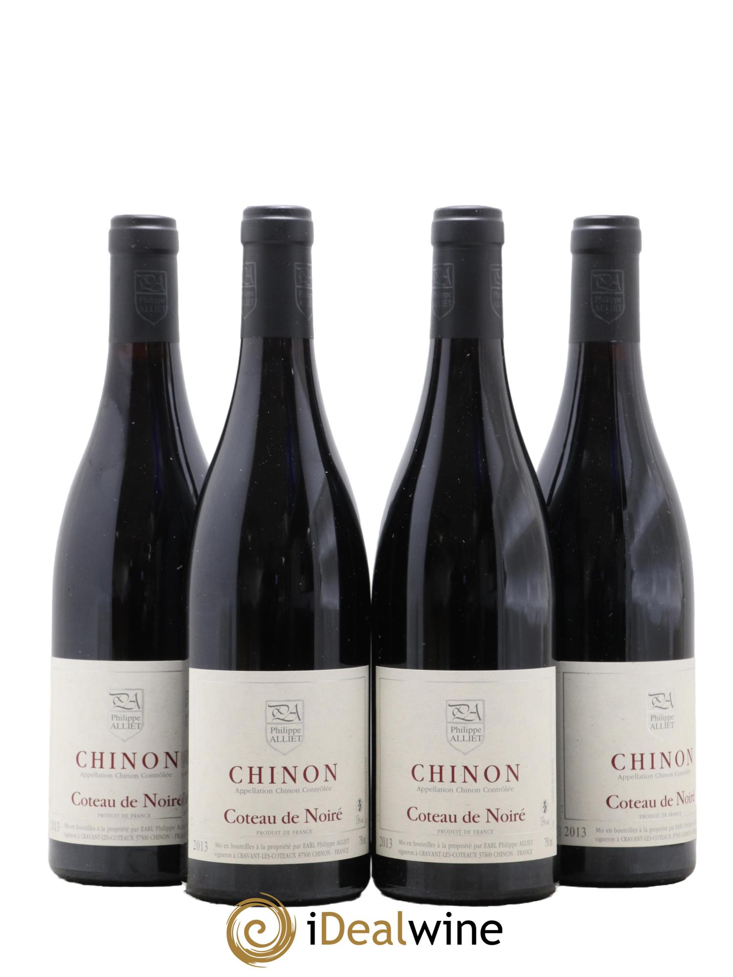 Chinon Coteau de Noiré Philippe Alliet 2013 - Lot de 4 bouteilles - 0