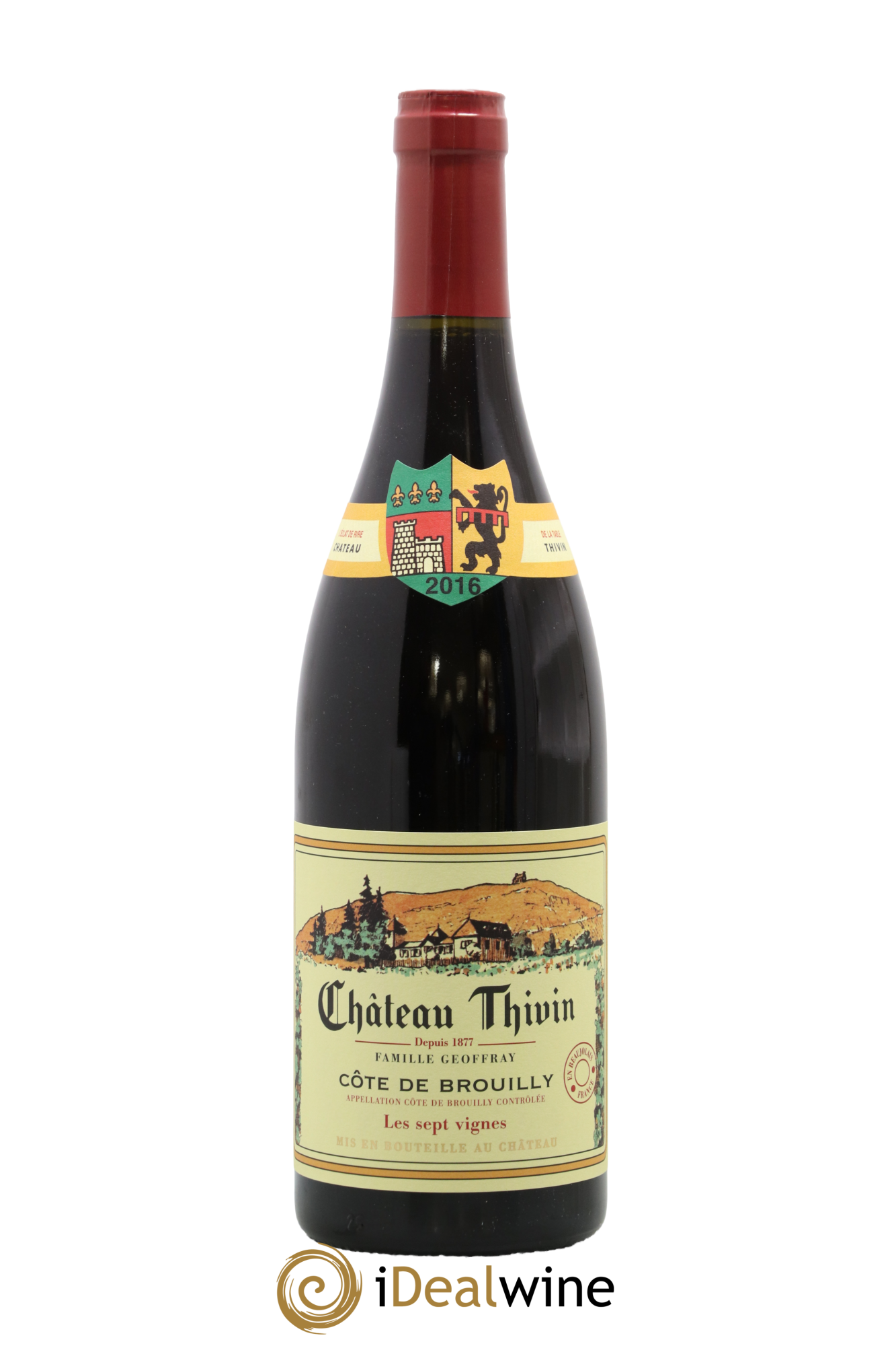 Côte de Brouilly Les 7 Vignes Château Thivin 2016 - Lot de 1 bouteille - 0