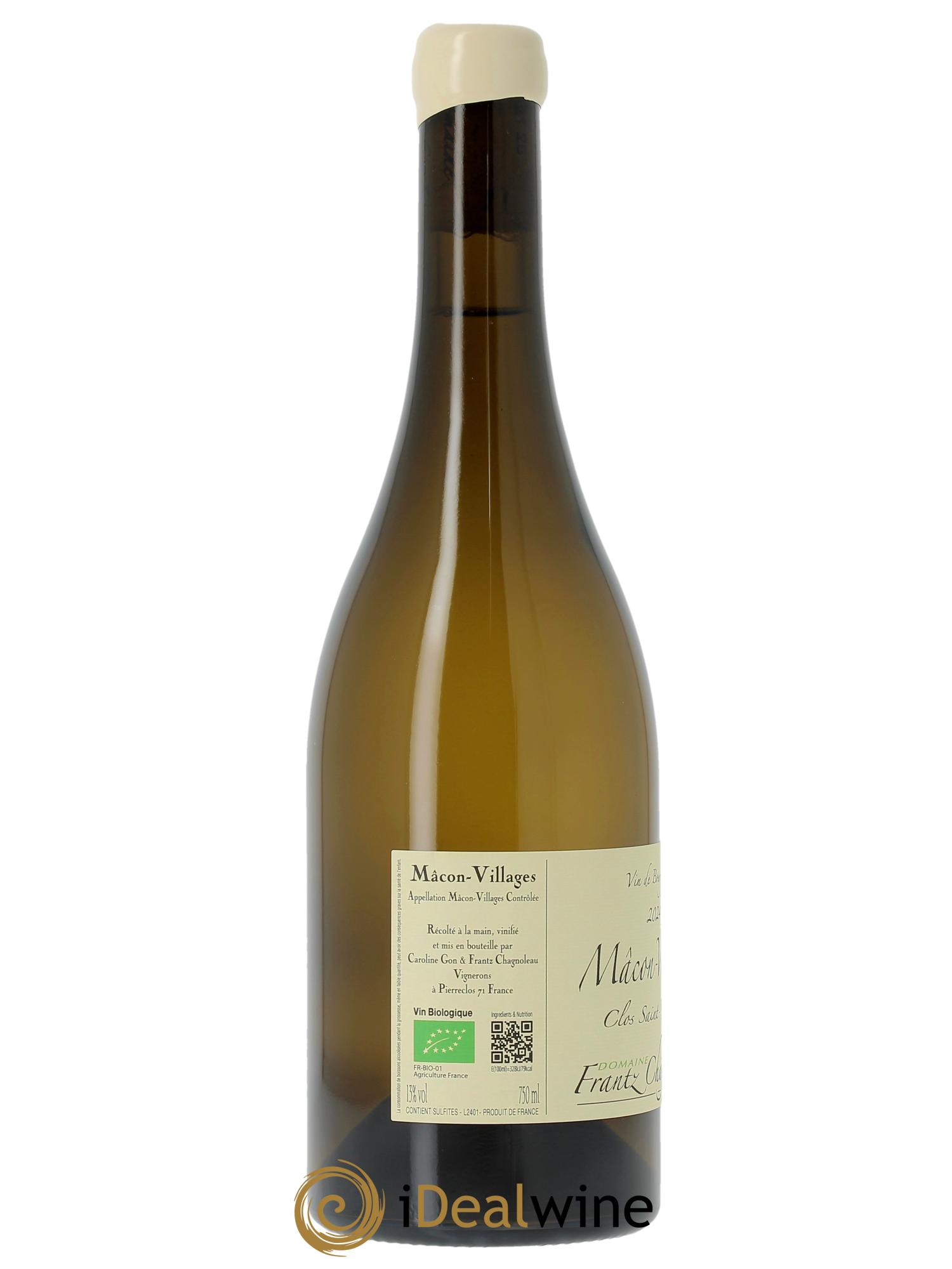 Mâcon Clos Saint Pancras Frantz Chagnoleau (Domaine)  2024 - Lot de 1 bouteille - 1