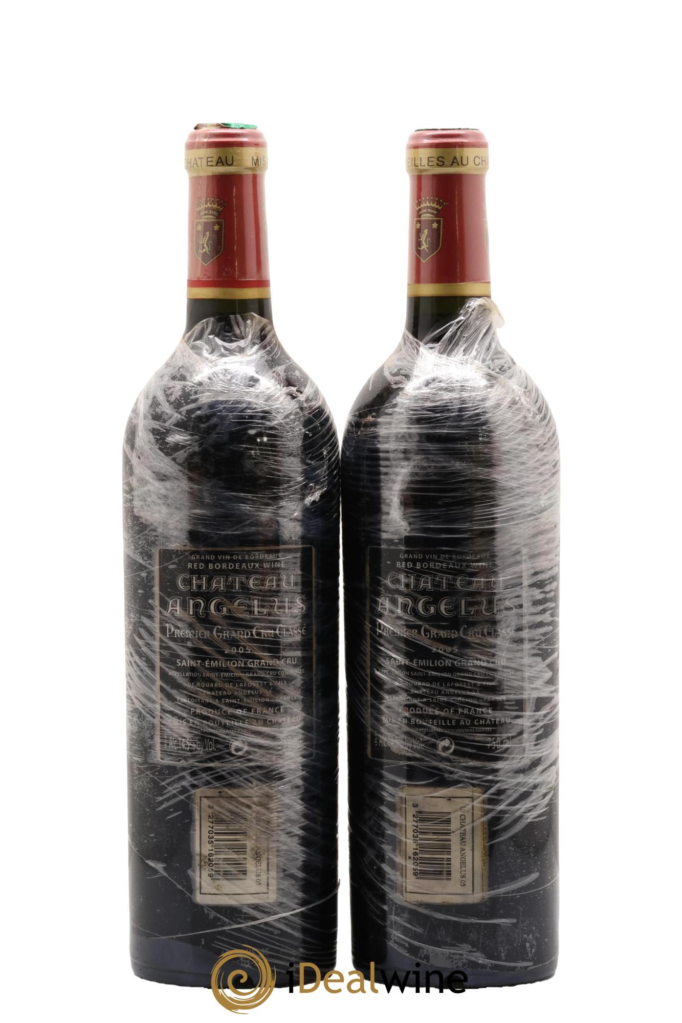 Château Angélus 1er Grand Cru Classé A 2005 - Posten von 2 Flaschen - 1