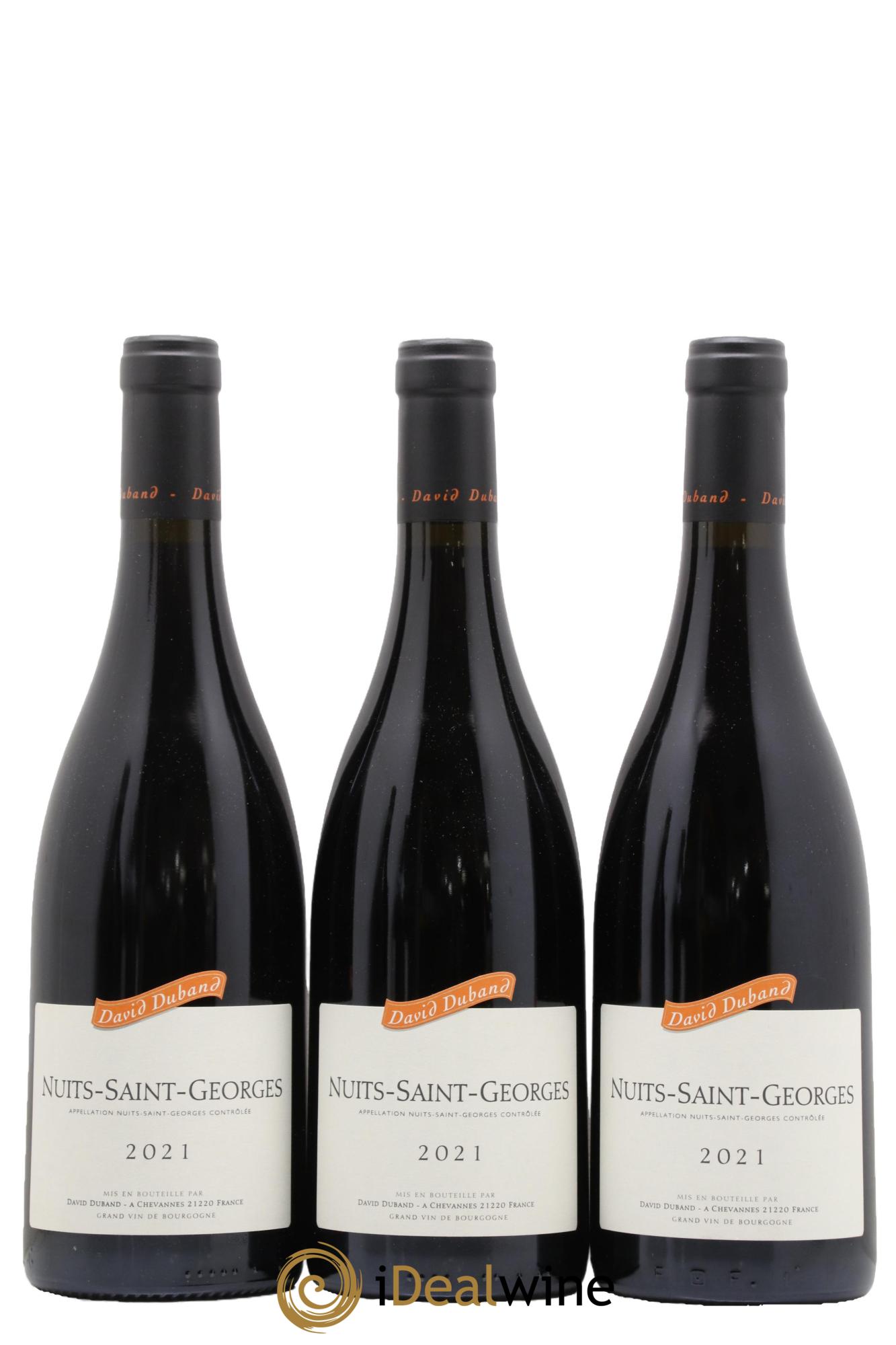Nuits-Saint-Georges David Duband 2021 - Lot de 3 bouteilles - 0