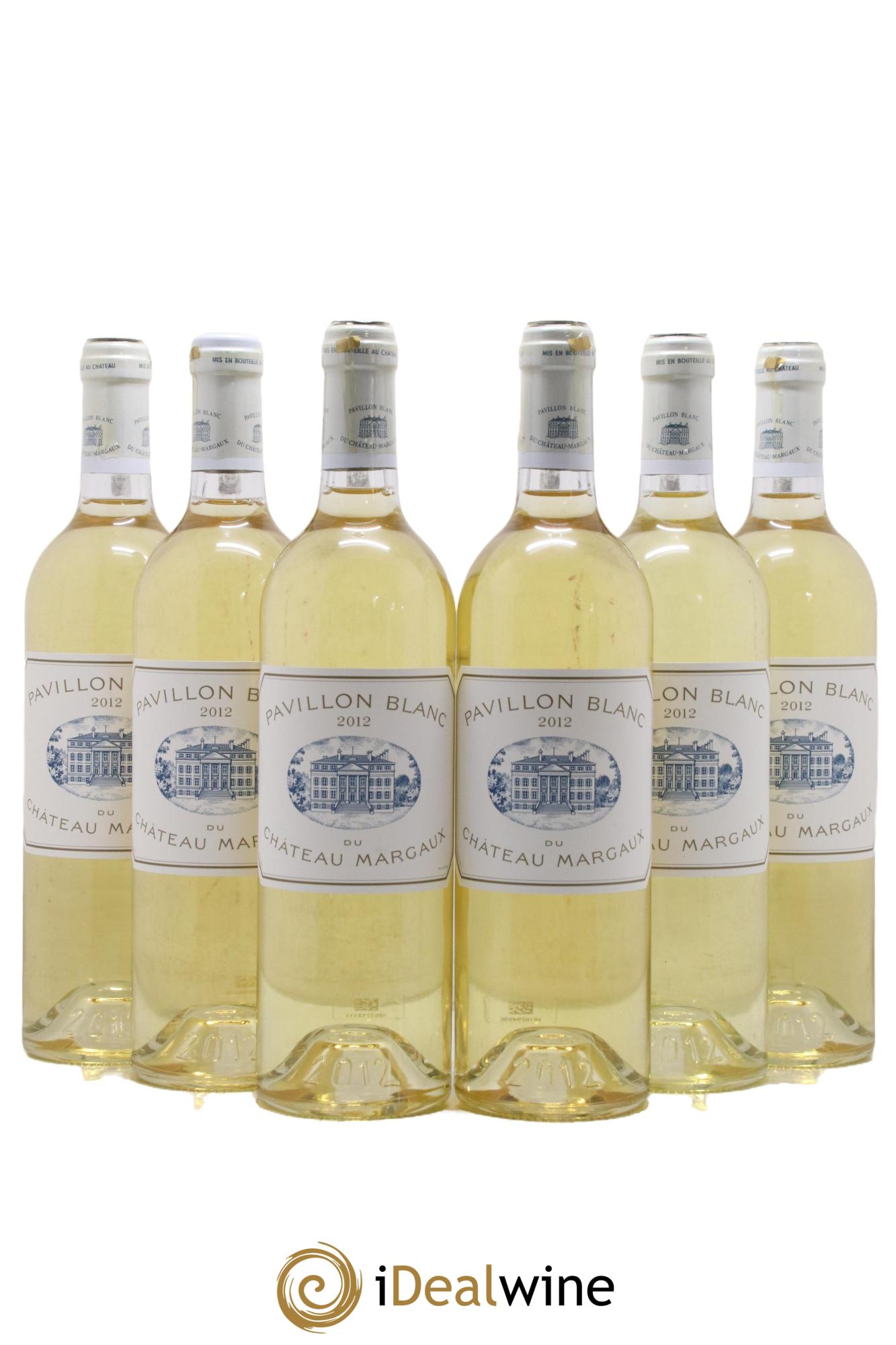Pavillon Blanc du Château Margaux 2012 - Lot de 6 bouteilles - 0