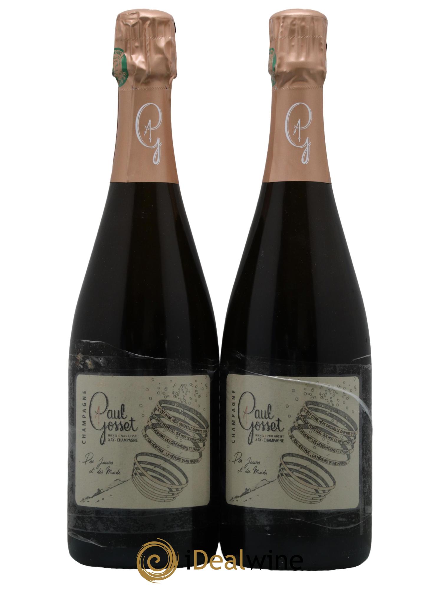 Des Jours et Des Muids Paul Gosset - Lot de 2 bouteilles - 0