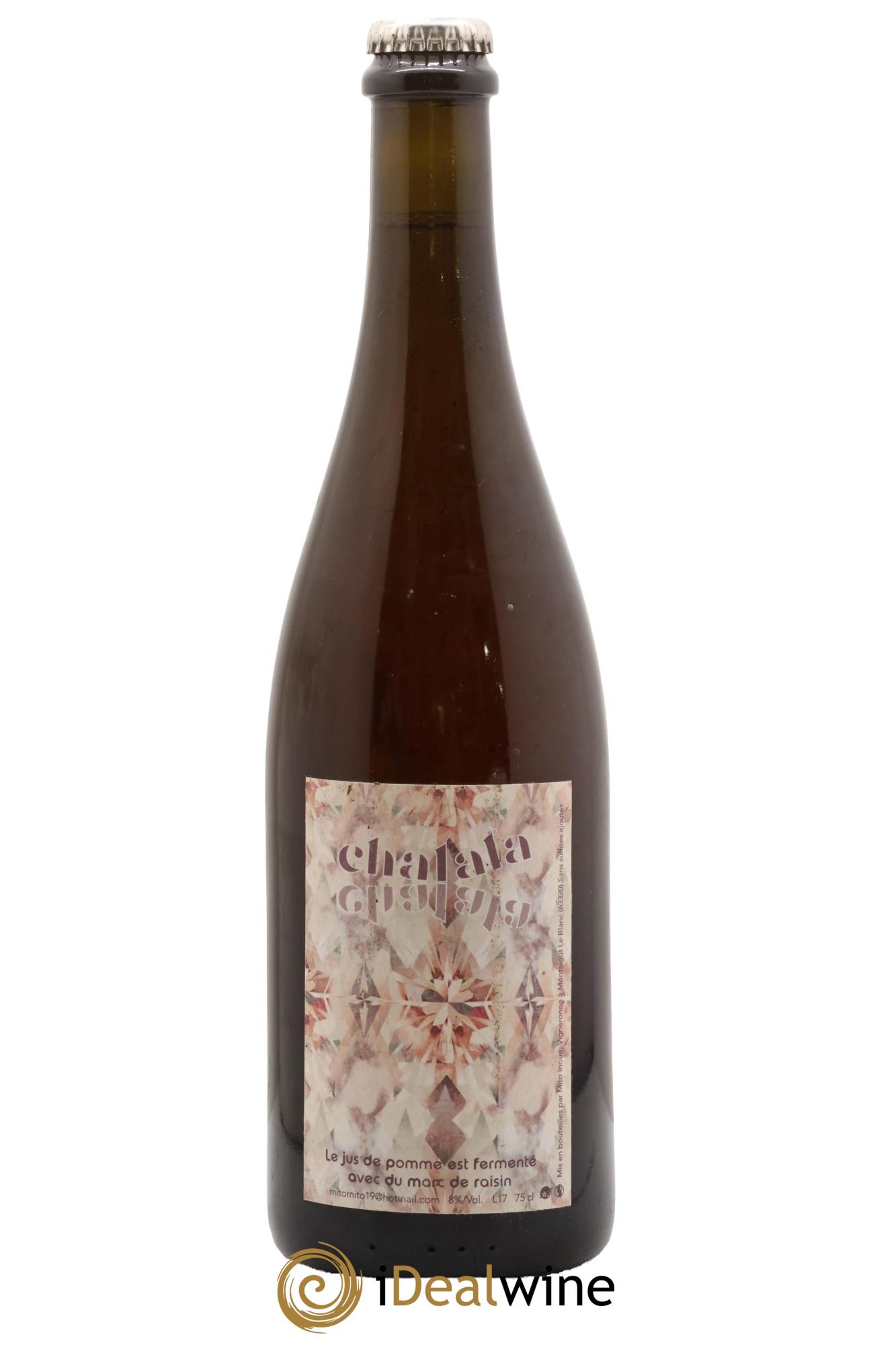 Jus de Pomme Jus De Pomme Fermenté avec du marc de raisin Chalala Mito Inoué - Lot of 1 bottle - 0