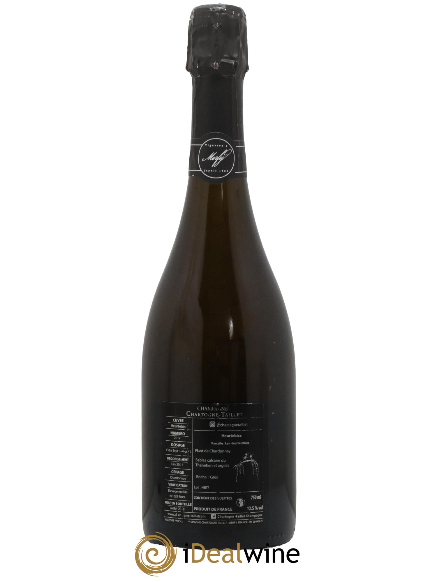 Heurtebise Blanc de Blancs Brut Chartogne-Taillet 2017 - Lot de 1 bouteille - 1