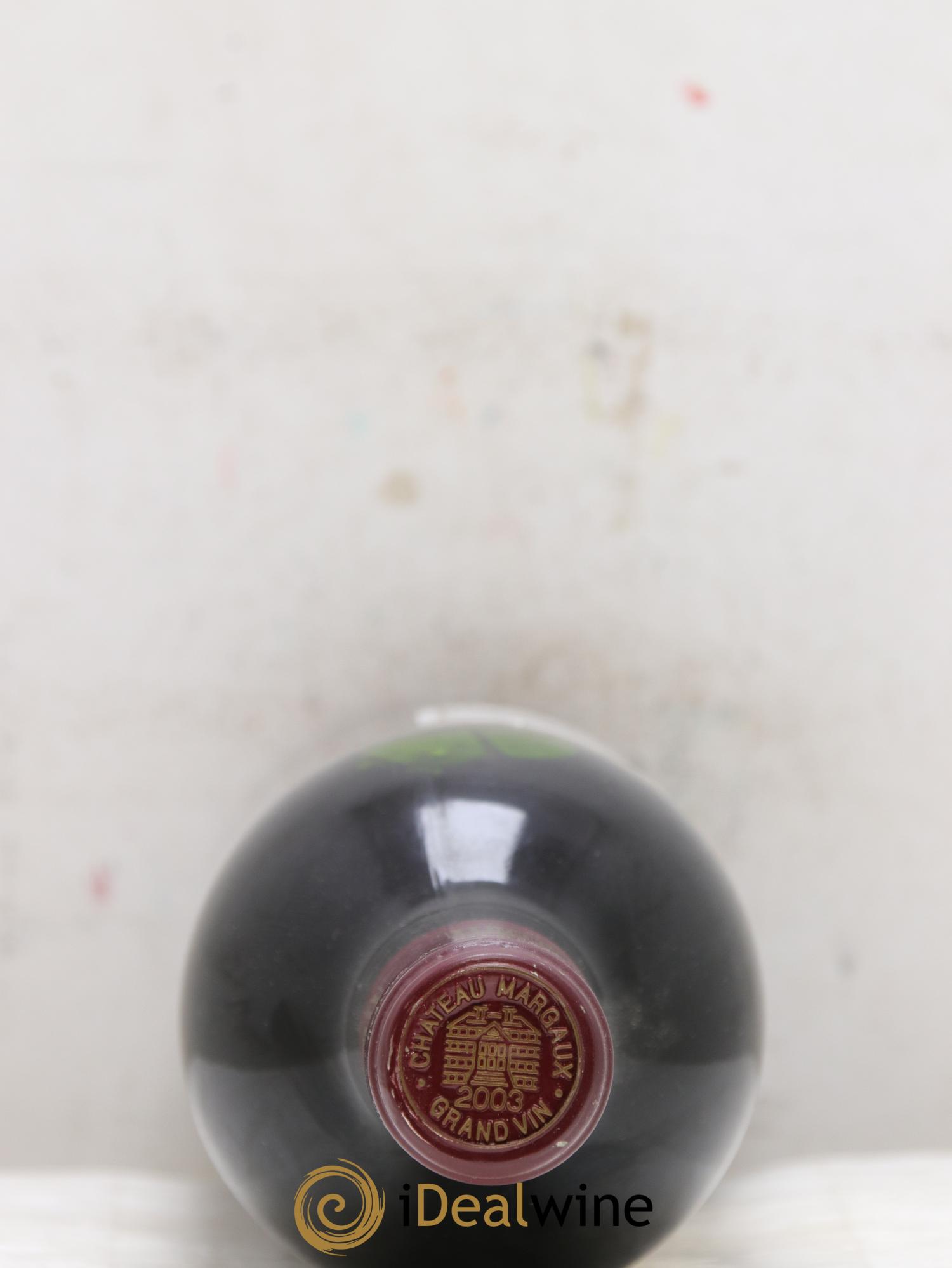 Château Margaux 1er Grand Cru Classé 2003 - Lot de 1 bouteille - 1