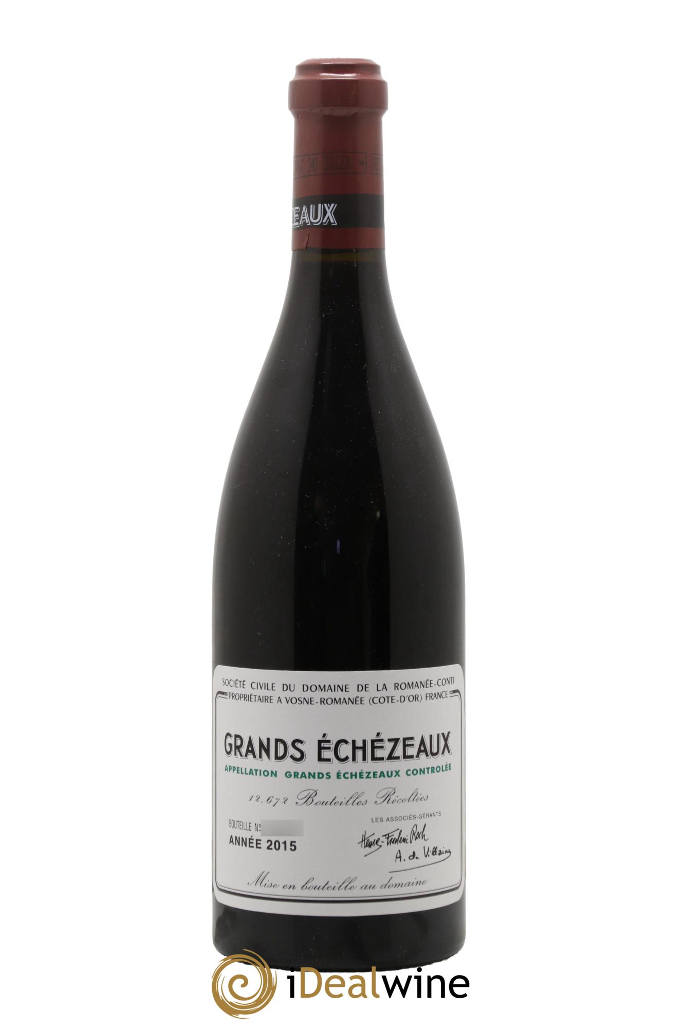 Grands-Echezeaux Grand Cru Domaine de la Romanée-Conti 2015 - Lot of 1 bottle - 0