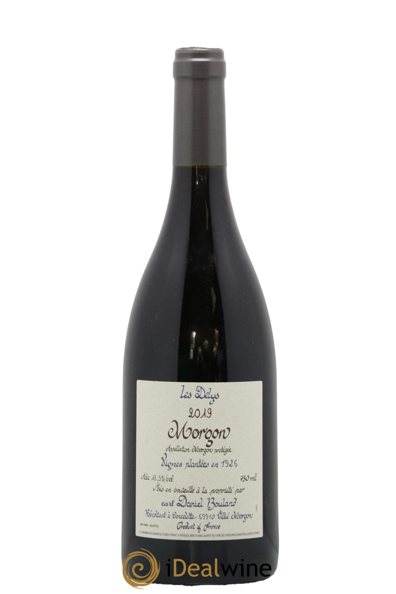 Morgon Les Delys Vielles Vignes de 1926 Daniel Bouland (Domaine) 2019 - Lot de 1 bouteille - 0