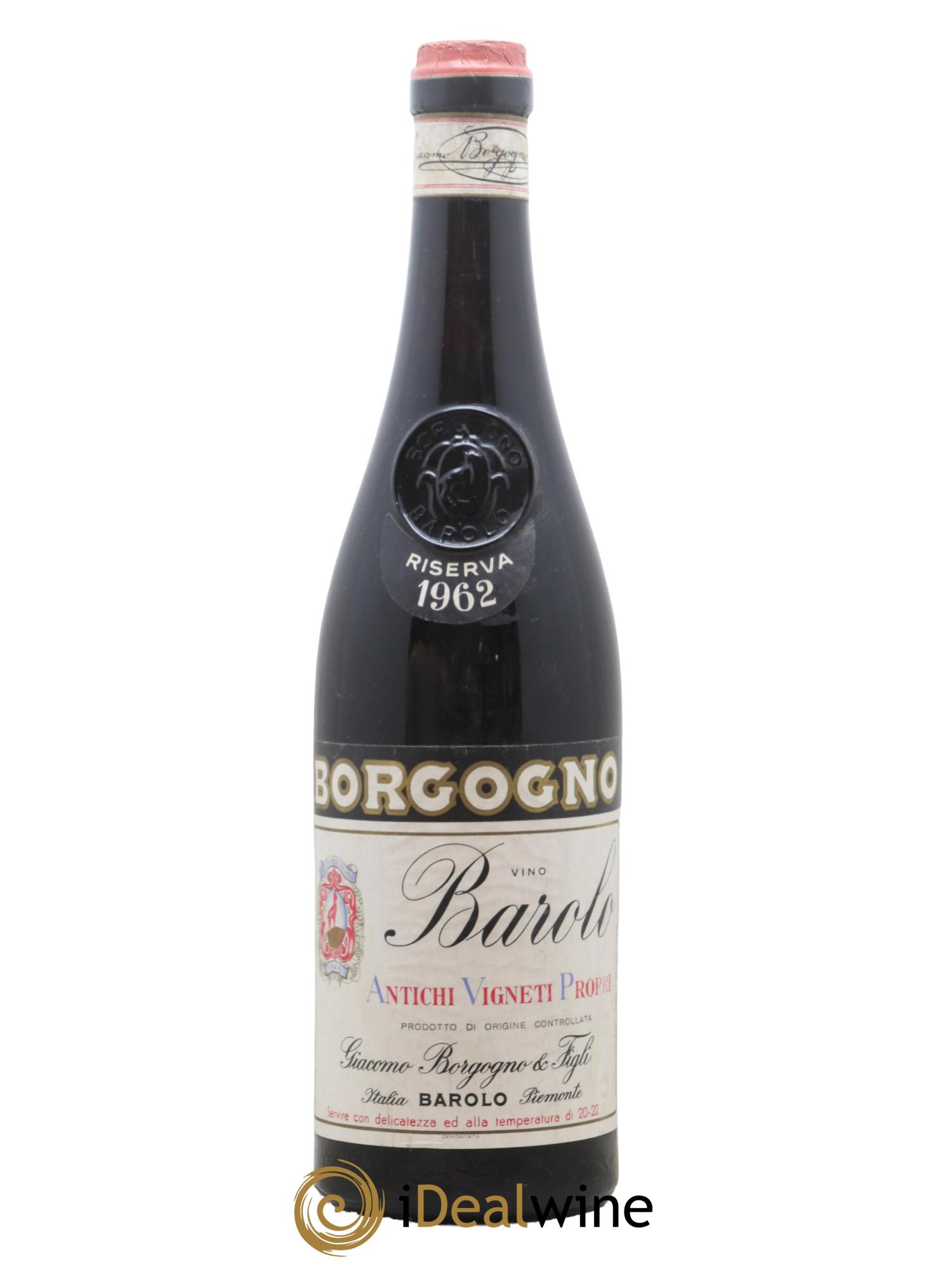 Barolo DOCG Riserva Giacomo Borgogno 1962 - Lot of 1 bottle - 0
