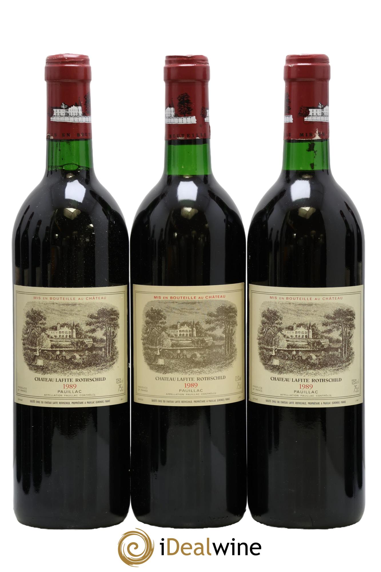 Château Lafite Rothschild 1er Grand Cru Classé 1989 - Lot de 12 bouteilles - 2