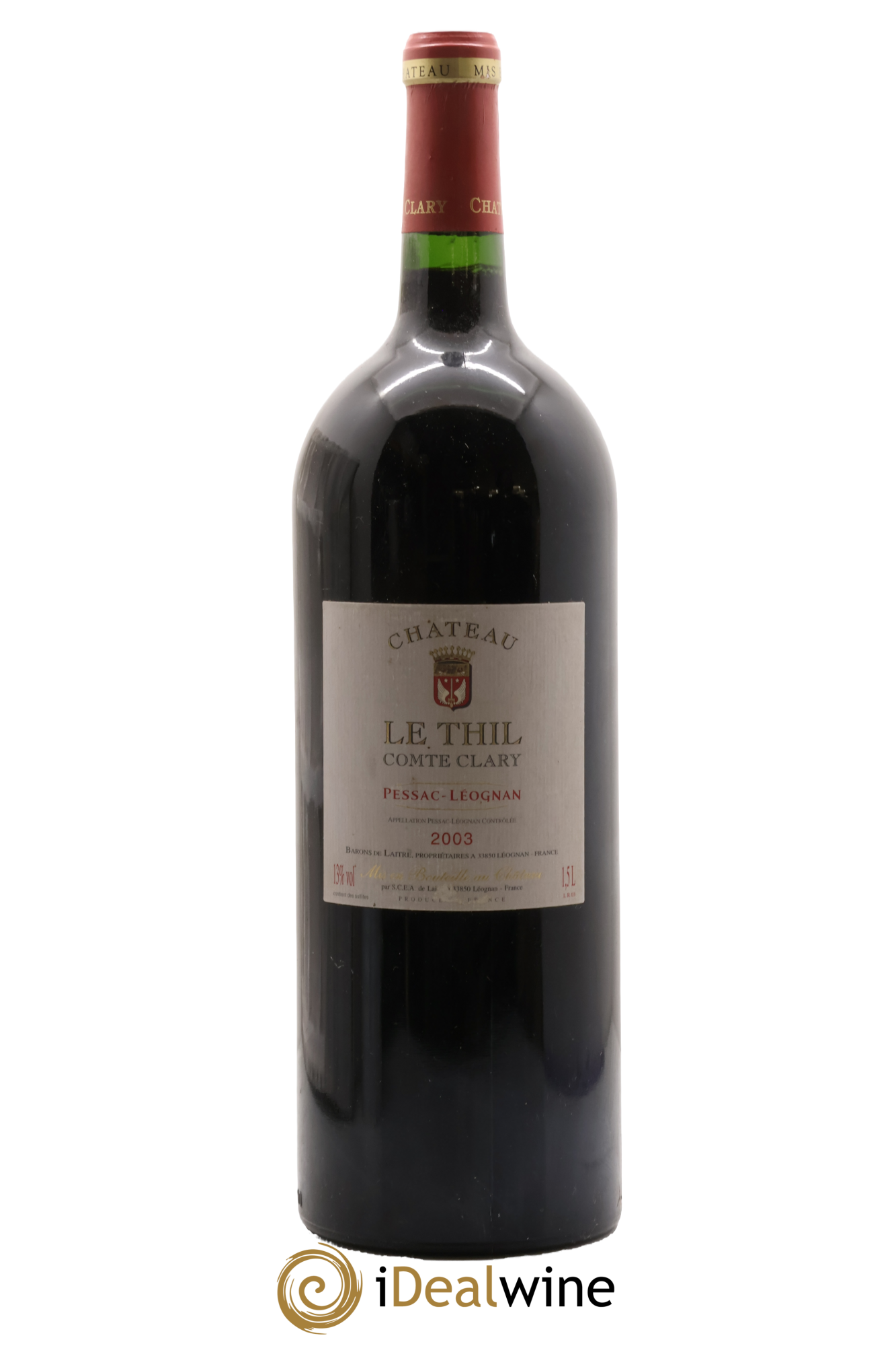 Château le Thil Comte Clary 2003 - Lotto di 1 magnum - 0