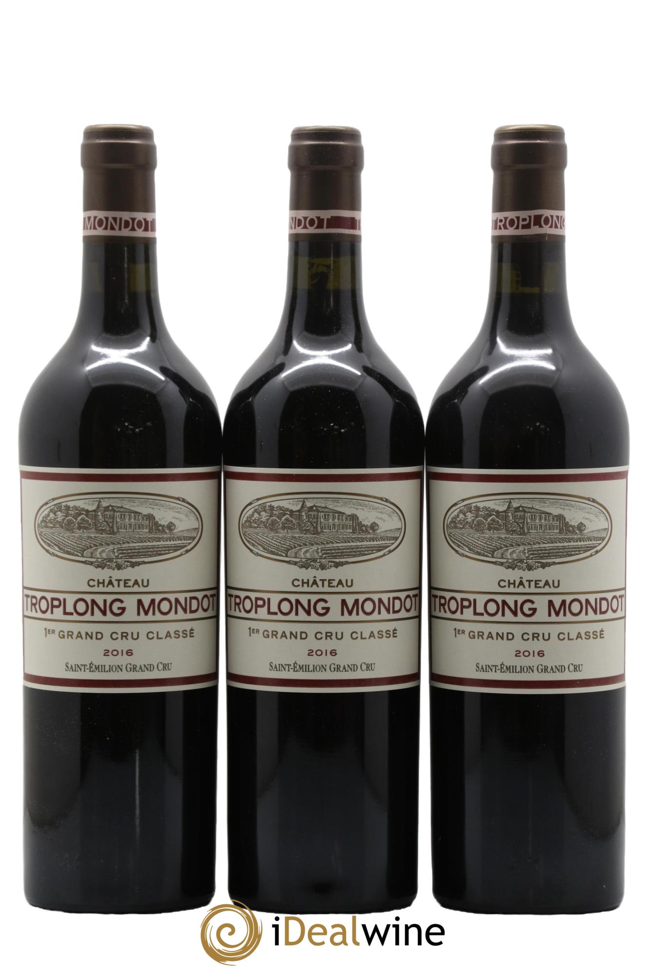 Château Troplong Mondot 1er Grand Cru Classé B 2016 - Lot de 6 bouteilles - 2