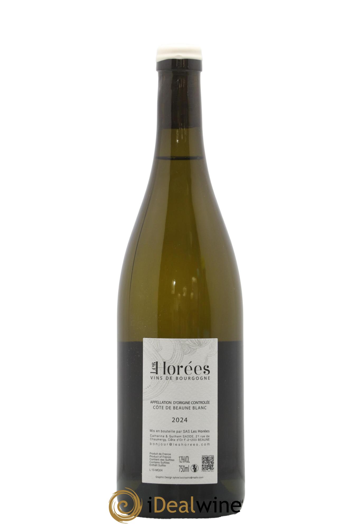 Côte de Beaune Les Monsnières Les Horées 2024 - Lot of 1 bottle - 1